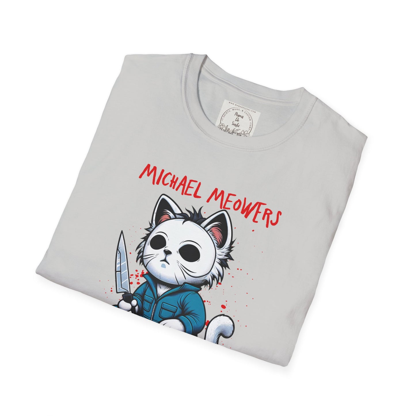 Michael Meowers - Cat - Kitty - MamaDeSushi - Unisex Softstyle T-Shirt
