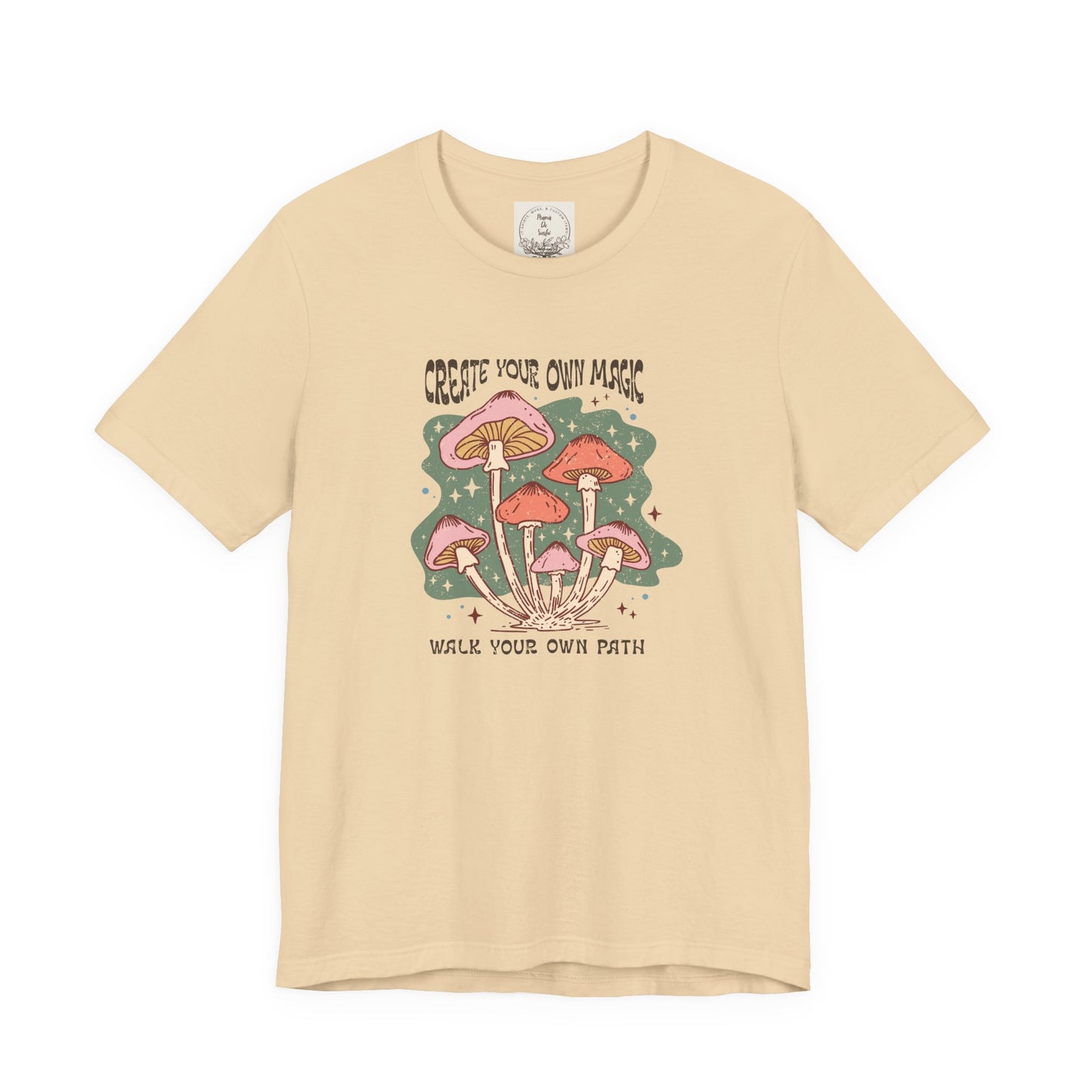 Create your own Magic walk your own path - Boho Retro - MamaDeSushi - Unisex Jersey Short Sleeve Tee