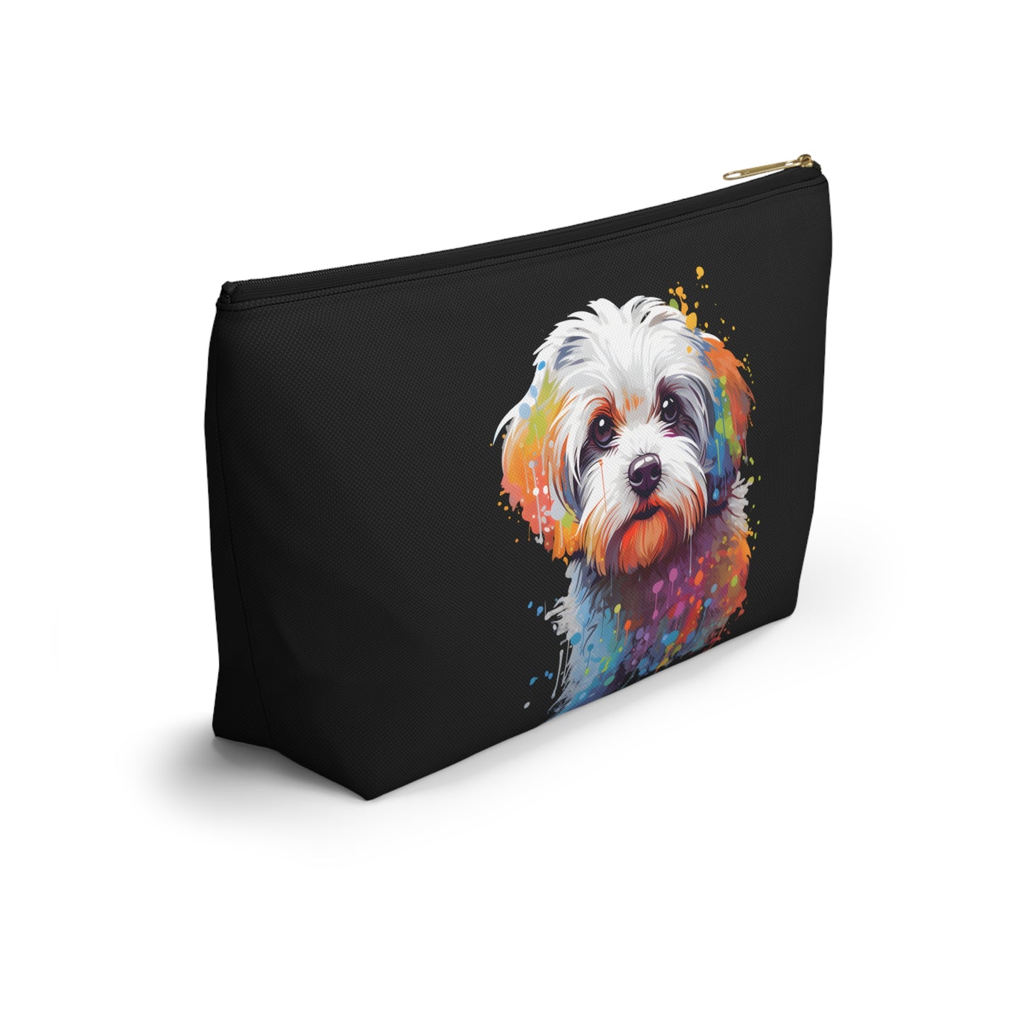 Splish Splash Maltese - MamaDeSushi - Accessory Pouch w T-bottom