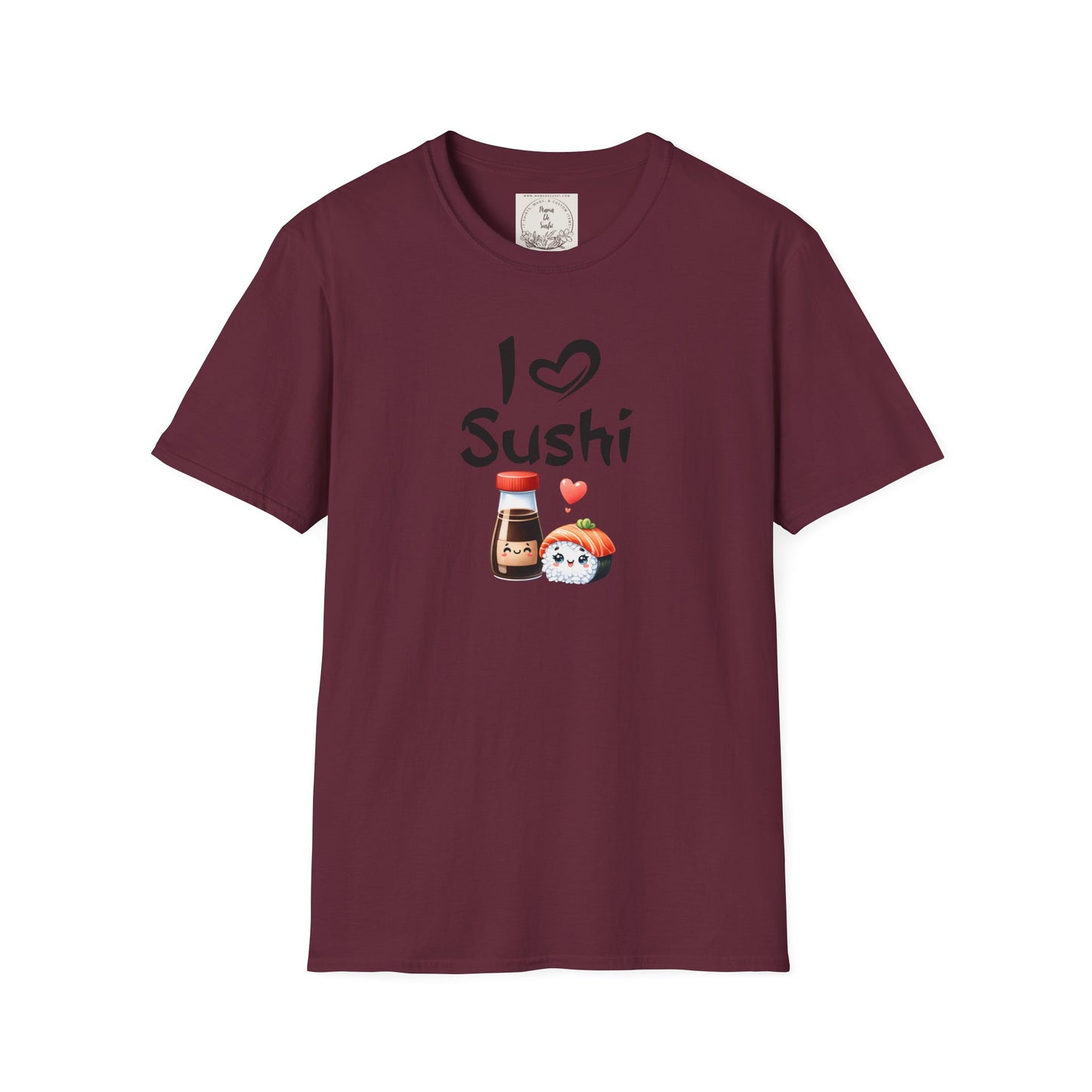 I heart Sushi - MamaDeSushi - Unisex Softstyle T-Shirt
