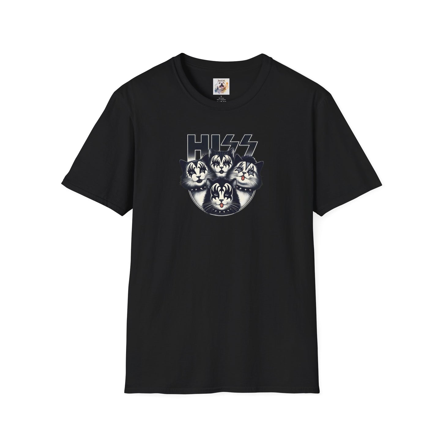 HIZZ - Cat - Kitty - MamaDeSushi - Unisex Softstyle T-Shirt