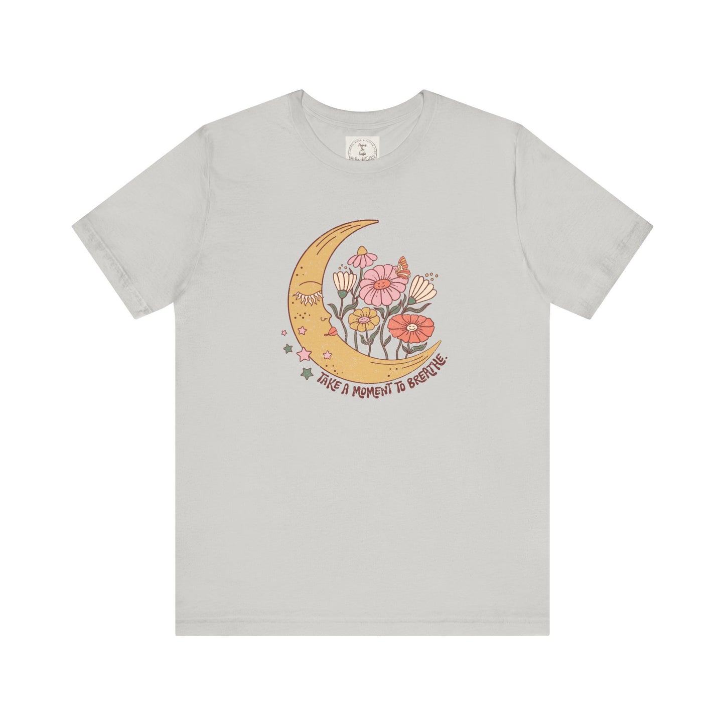Take a moment to breathe - Boho Retro - MamaDeSushi - Unisex Jersey Short Sleeve Tee