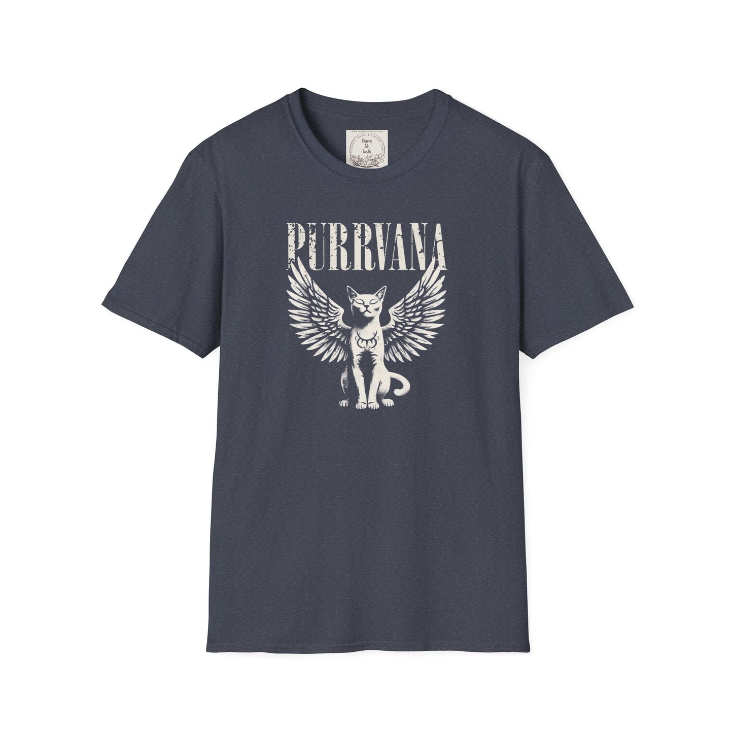 Purrvana - Cat - Kitty - MamaDeSushi - Unisex Softstyle T-Shirt