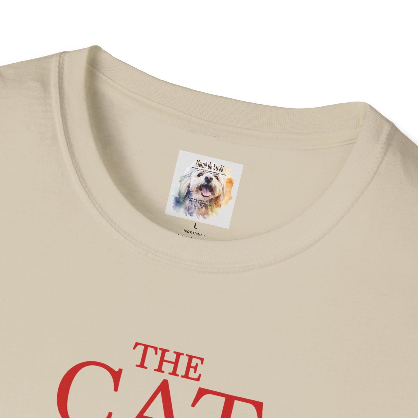 Cat Kitty Unisex Softstyle T-Shirt Nun Design