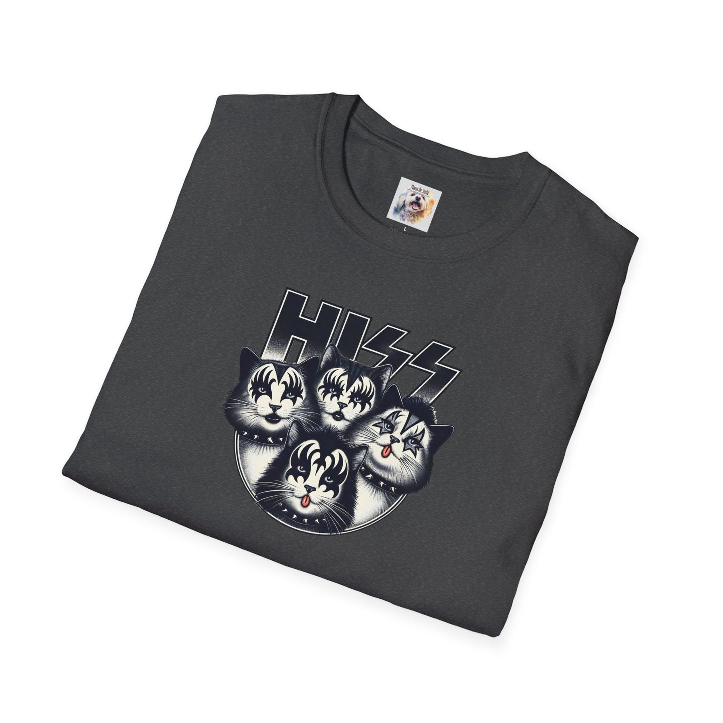HIZZ - Cat - Kitty - MamaDeSushi - Unisex Softstyle T-Shirt