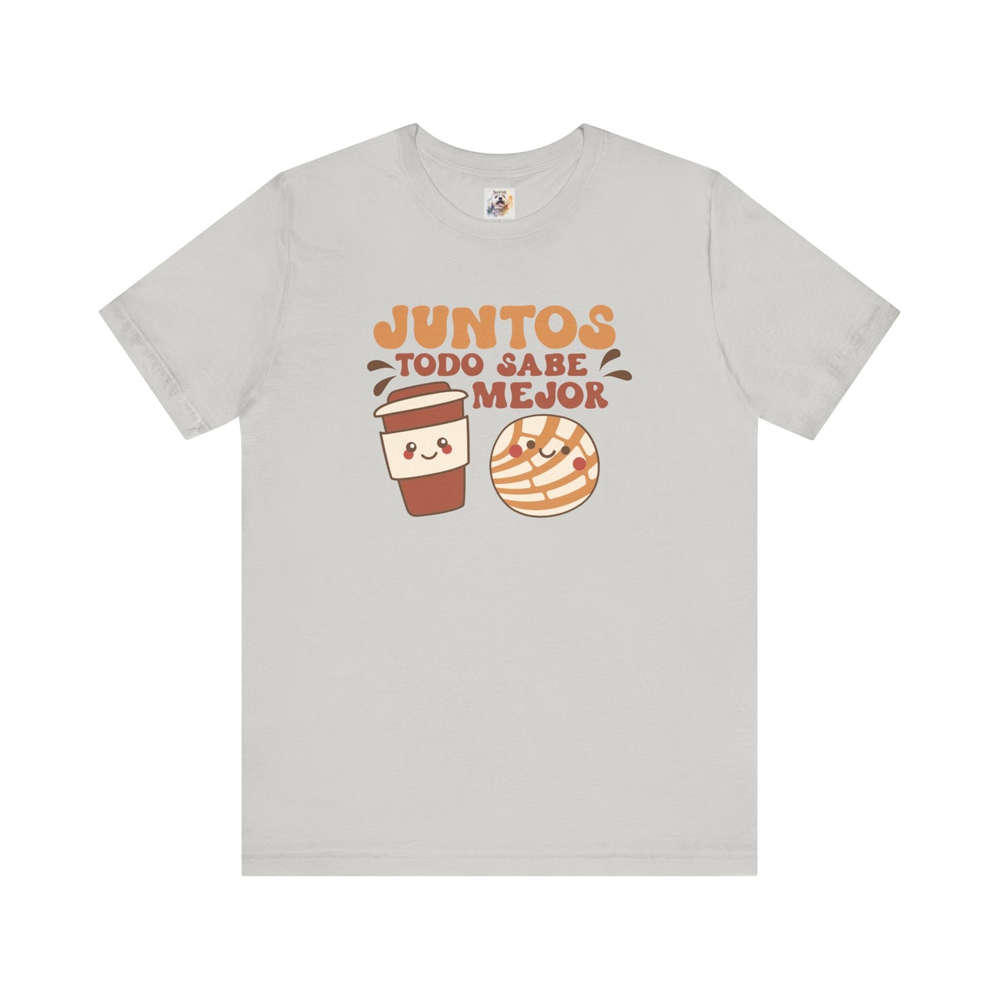Juntos todo sabe mejor - Cafe y Conchas - MamaDeSushi - Unisex Jersey Short Sleeve Tee