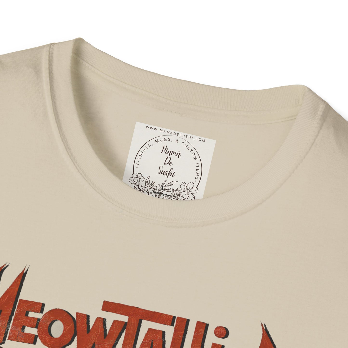 MeowTallicA Cat - Kitty - MamaDeSushi - Unisex Softstyle T-Shirt