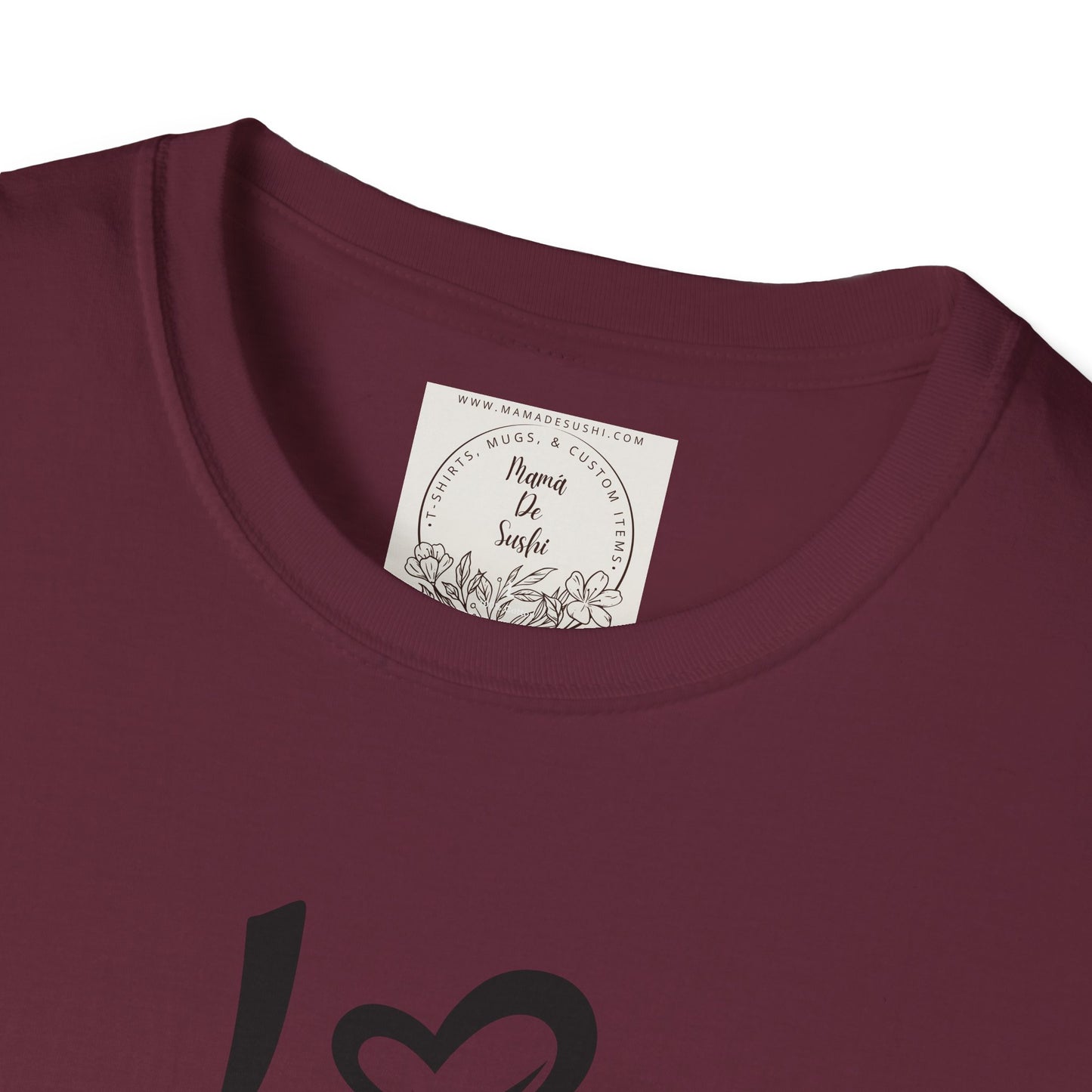 I heart Sushi - MamaDeSushi - Unisex Softstyle T-Shirt