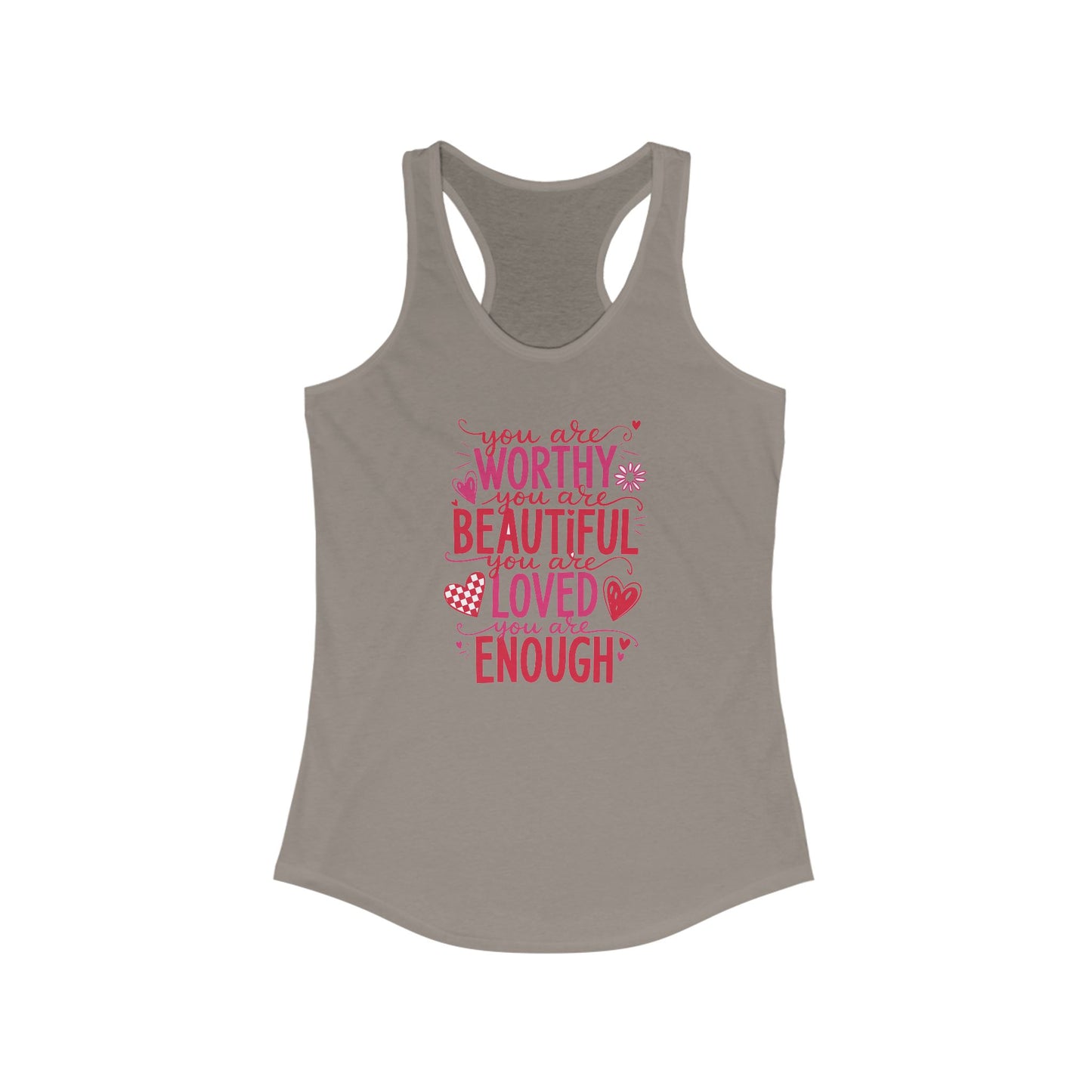 You are worthy - Women's Ideal Racerback Tank
