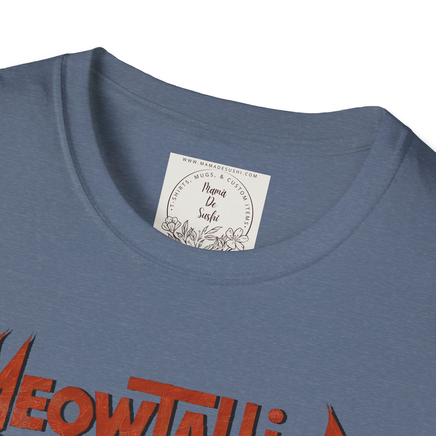 MeowTallicA Cat - Kitty - MamaDeSushi - Unisex Softstyle T-Shirt