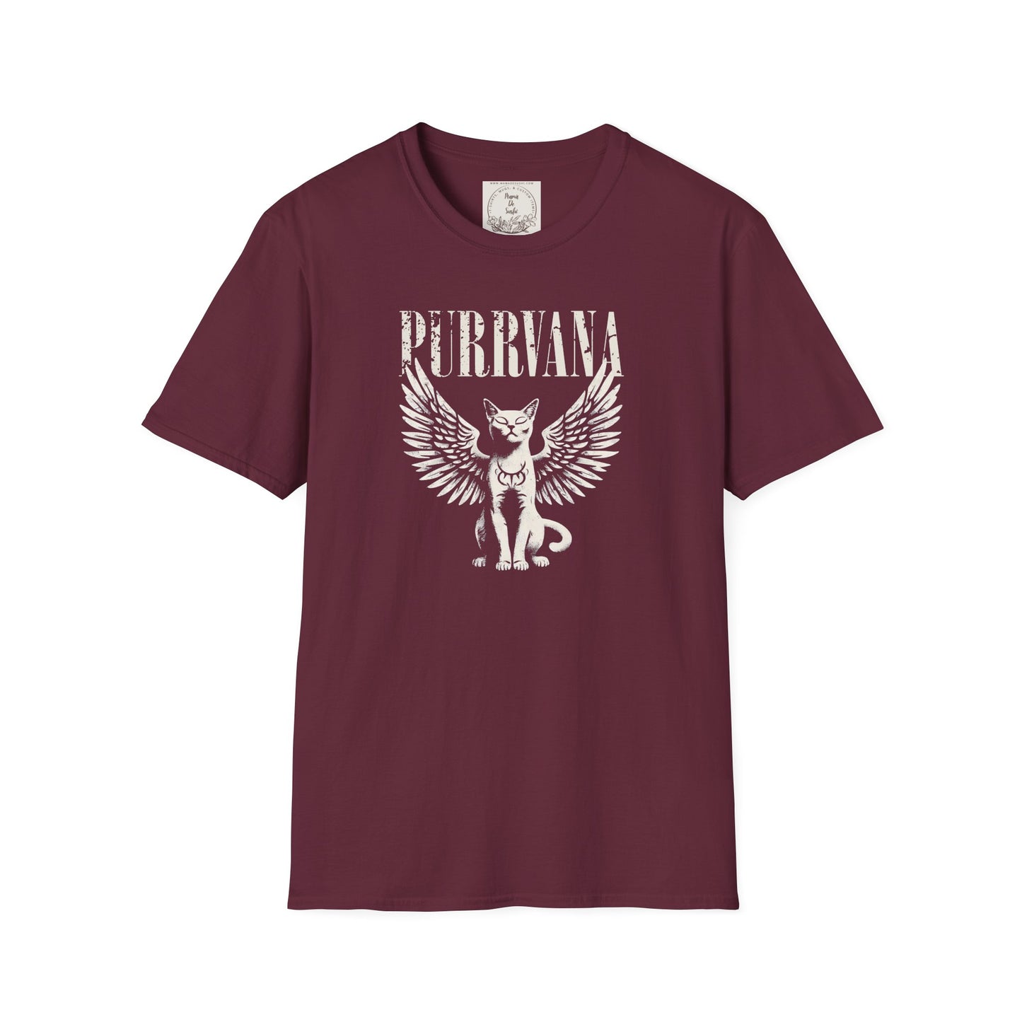 Purrvana - Cat - Kitty - MamaDeSushi - Unisex Softstyle T-Shirt