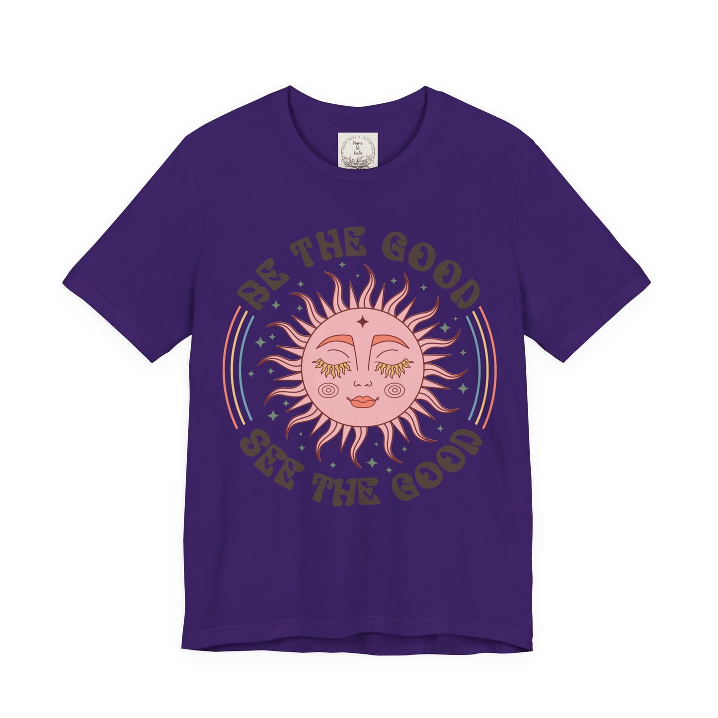 Be the Good See the Good - Boho Retro - MamaDeSushi - Unisex Jersey Short Sleeve Tee
