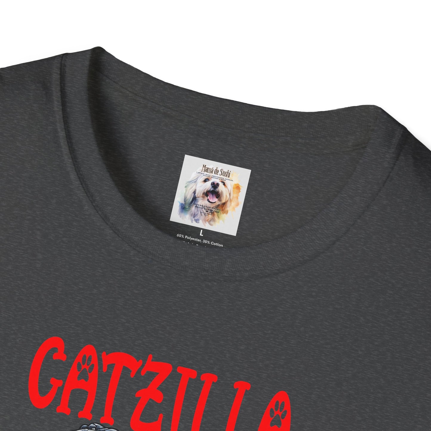 CatZilla - Cat - Kitty - MamaDeSushi - Unisex Softstyle T-Shirt