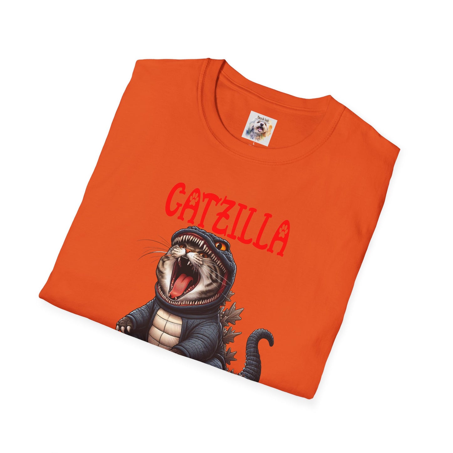 CatZilla - Cat - Kitty - MamaDeSushi - Unisex Softstyle T-Shirt