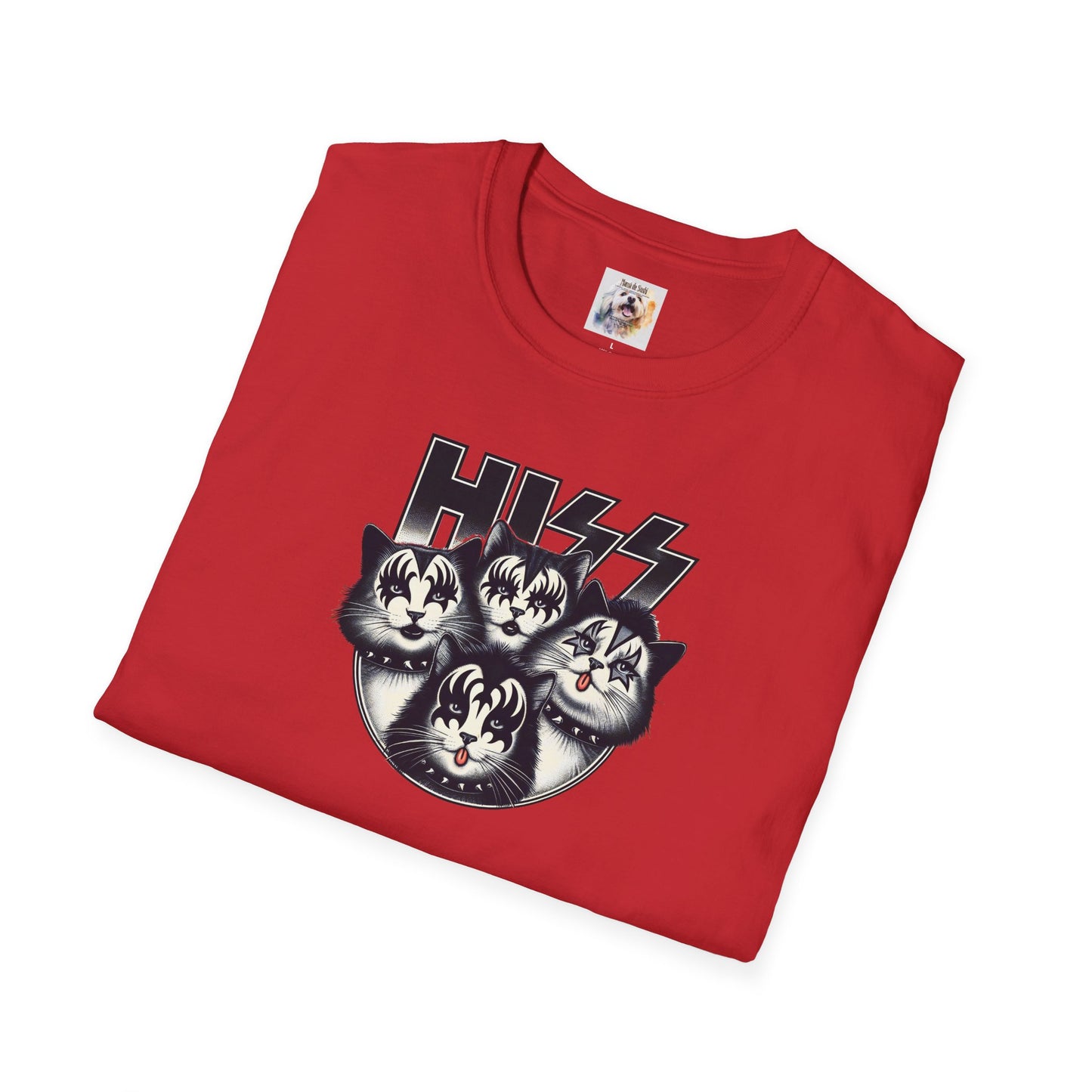 HIZZ - Cat - Kitty - MamaDeSushi - Unisex Softstyle T-Shirt