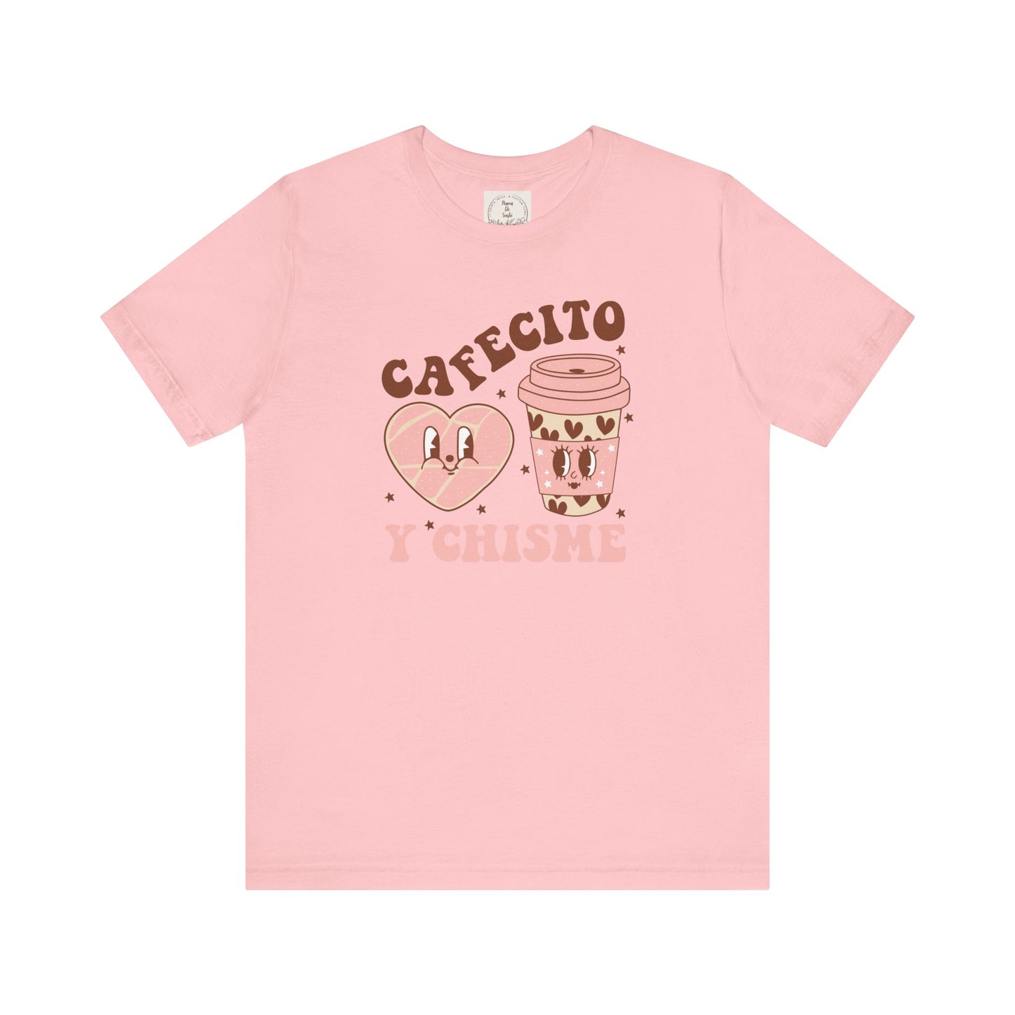 Cafecito y Chisme - Cafe Y Conchas - MamaDeSushi - Unisex Jersey Short Sleeve Tee