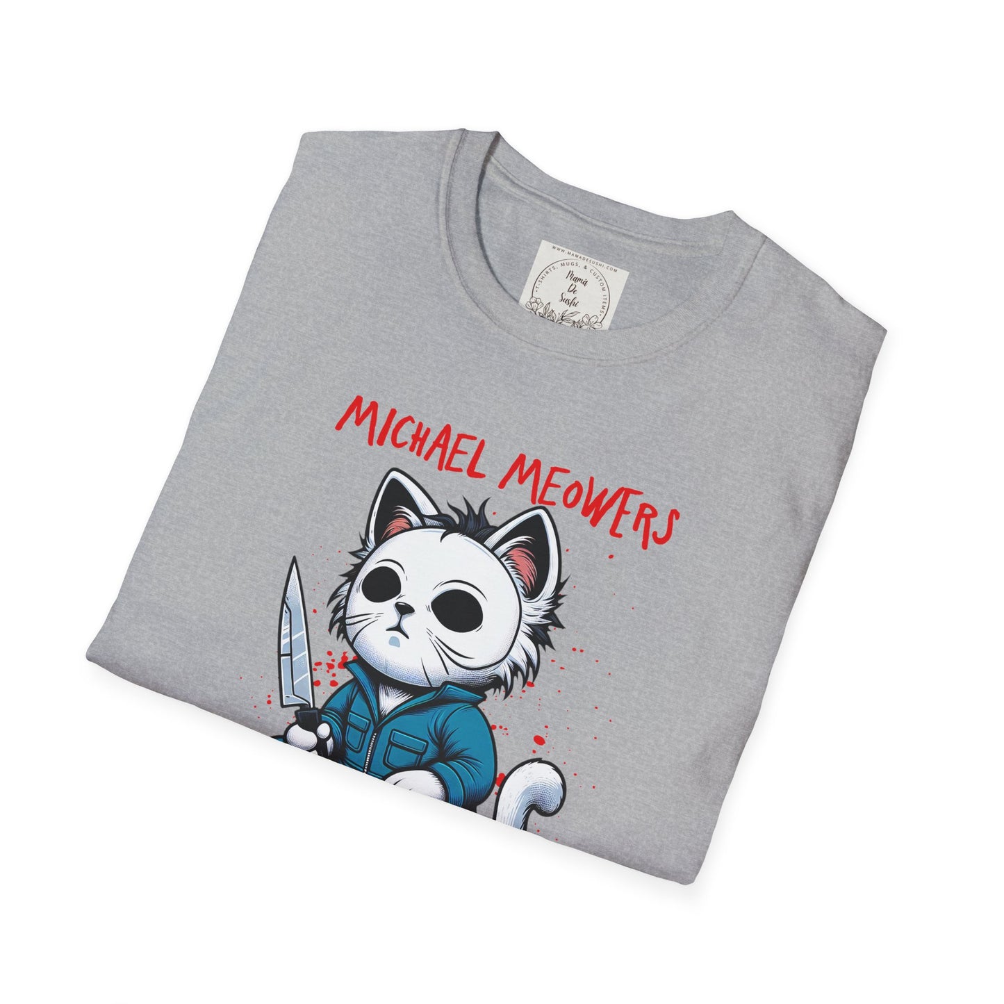 Michael Meowers - Cat - Kitty - MamaDeSushi - Unisex Softstyle T-Shirt