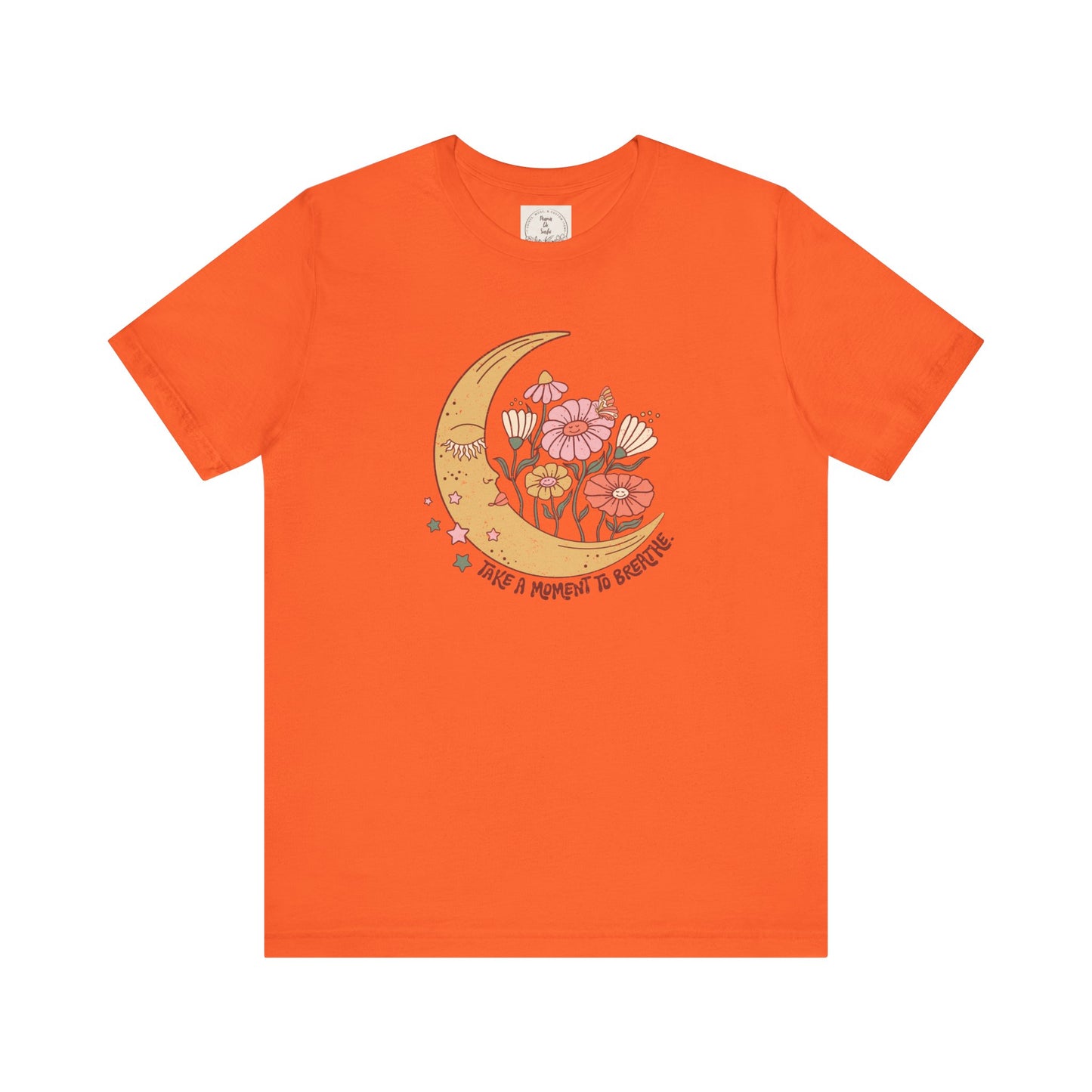 Take a moment to breathe - Boho Retro - MamaDeSushi - Unisex Jersey Short Sleeve Tee