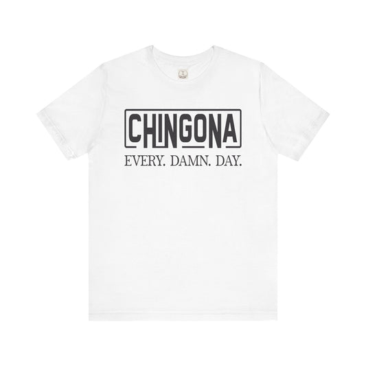 Chingona Every Damn Day - MamaDeSushi - Unisex Jersey Short Sleeve Tee