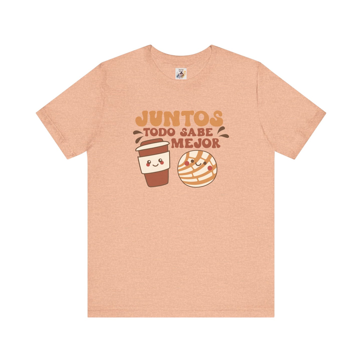 Juntos todo sabe mejor - Cafe y Conchas - MamaDeSushi - Unisex Jersey Short Sleeve Tee