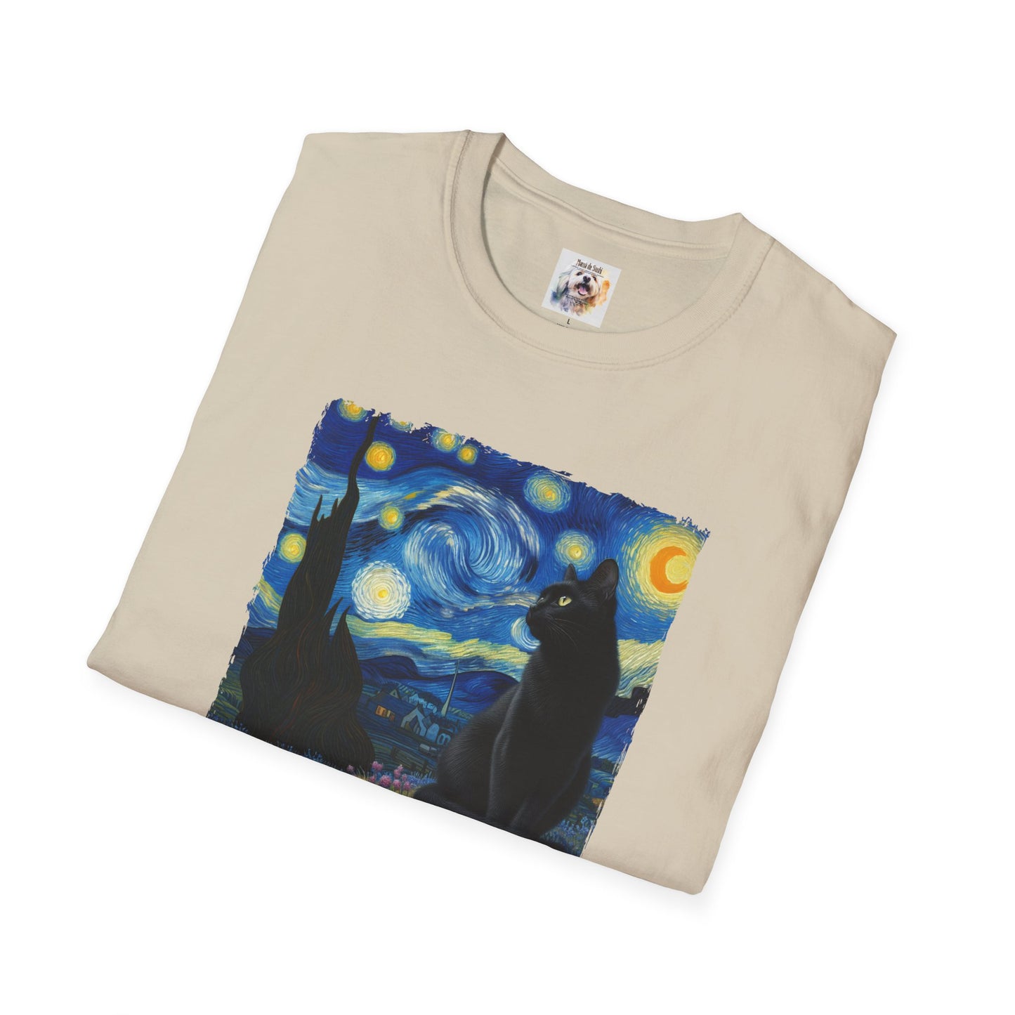 The BlackVang Cat - Kitty - MamaDeSushi - Unisex Softstyle T-Shirt
