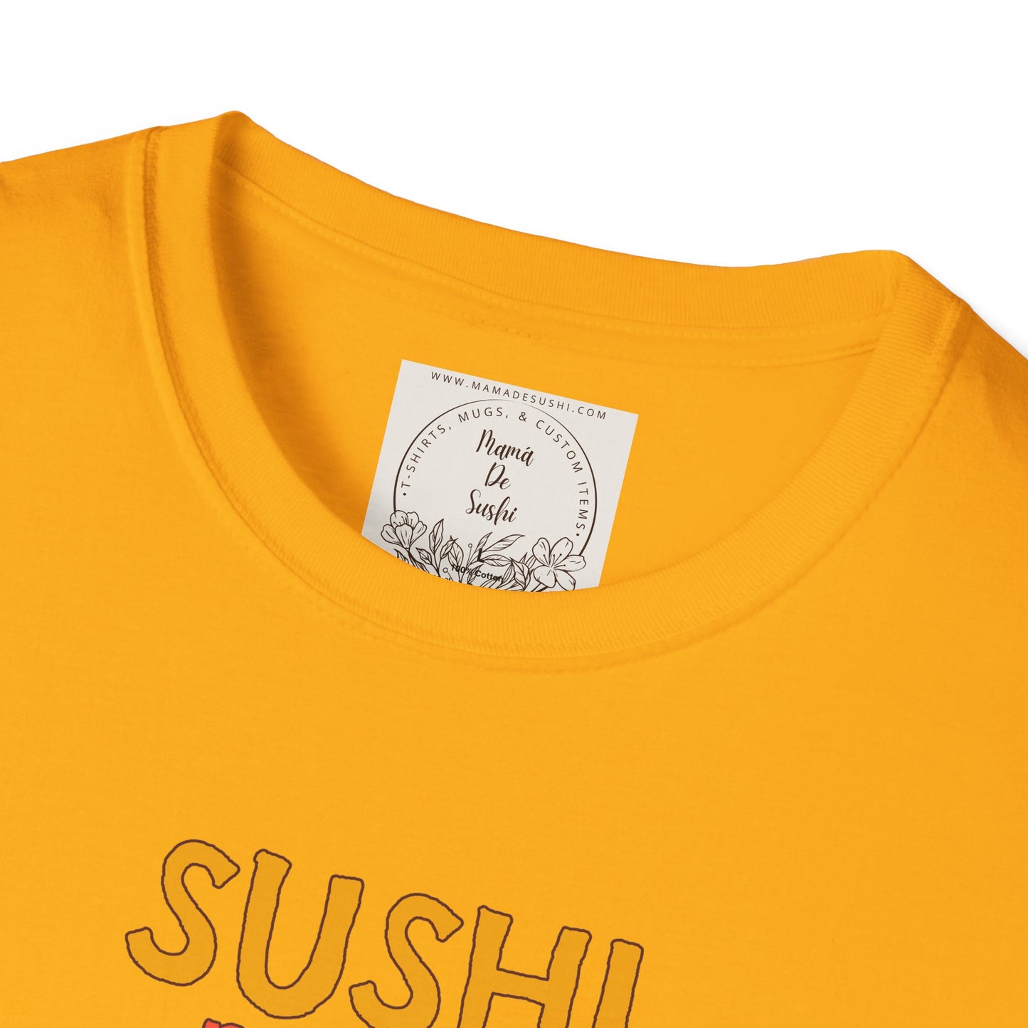 Sushi makes me happy - Sushi - MamaDeSushi - Unisex Softstyle T-Shirt