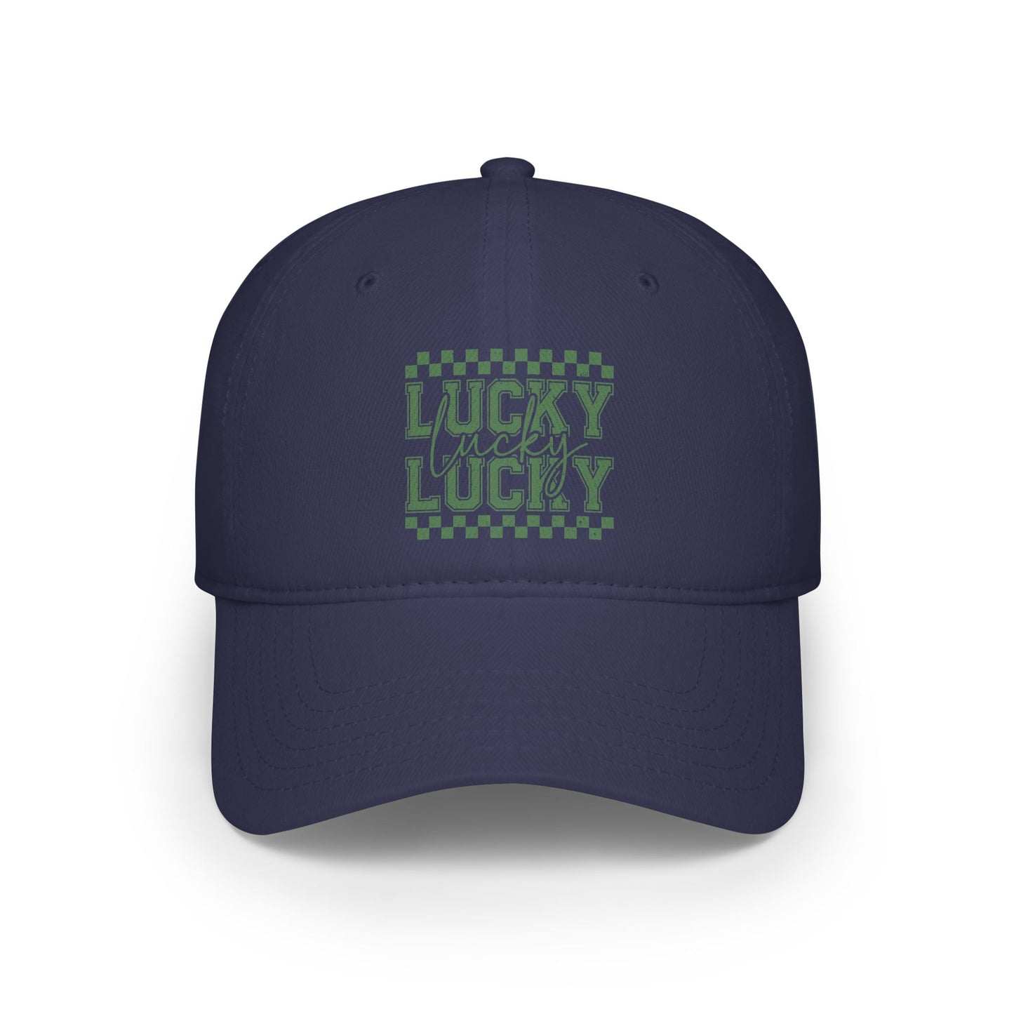 Low Profile Baseball Cap - Lucky Lucky Lucky