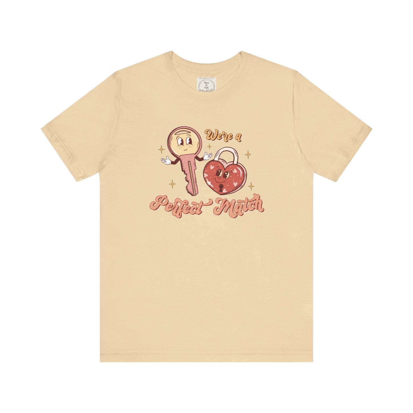 We're a perfect match Heart & Key - MamaDeSushi - Women's Favorite Tee
