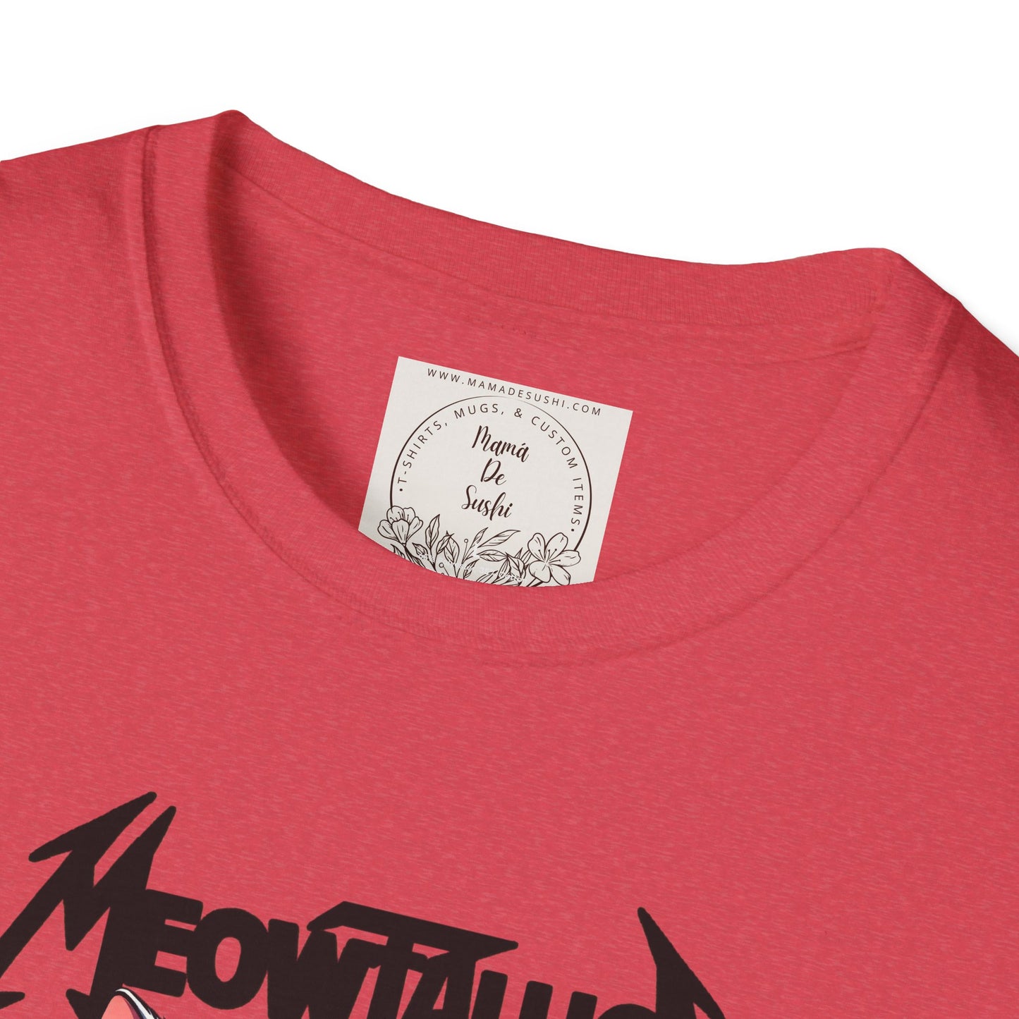 MeowTallica - Cat - Kitty - MamaDeSushi - Unisex Softstyle T-Shirt