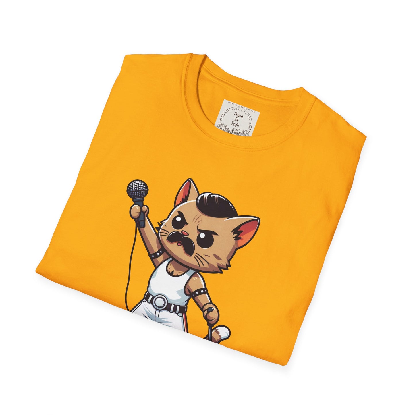 Kitty Mercury - Cat - Kitty - MamaDeSushi - Unisex Softstyle T-Shirt