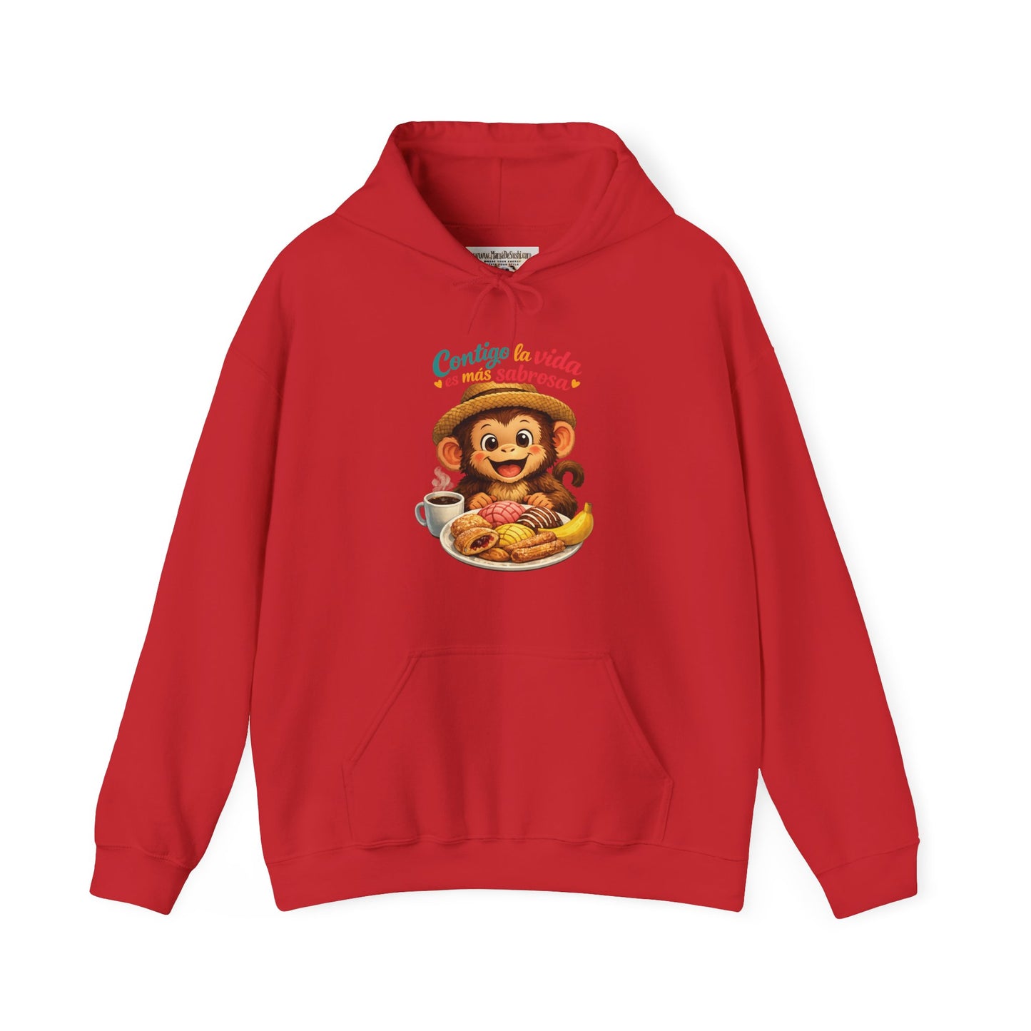 Unisex Heavy Blend™ Hooded Sweatshirt - Contigo la vida es mas sabrosa