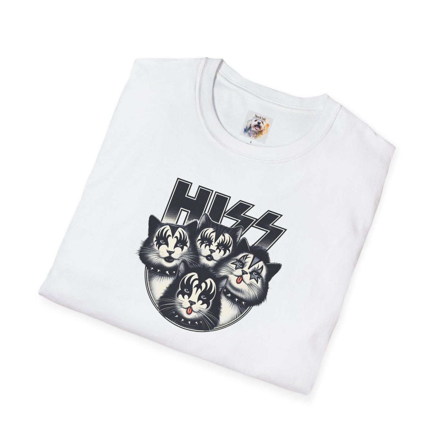 HIZZ - Cat - Kitty - MamaDeSushi - Unisex Softstyle T-Shirt