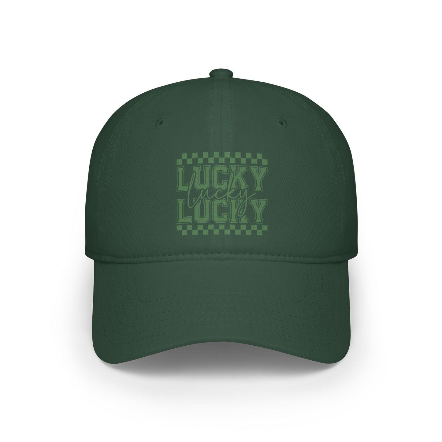 Low Profile Baseball Cap - Lucky Lucky Lucky