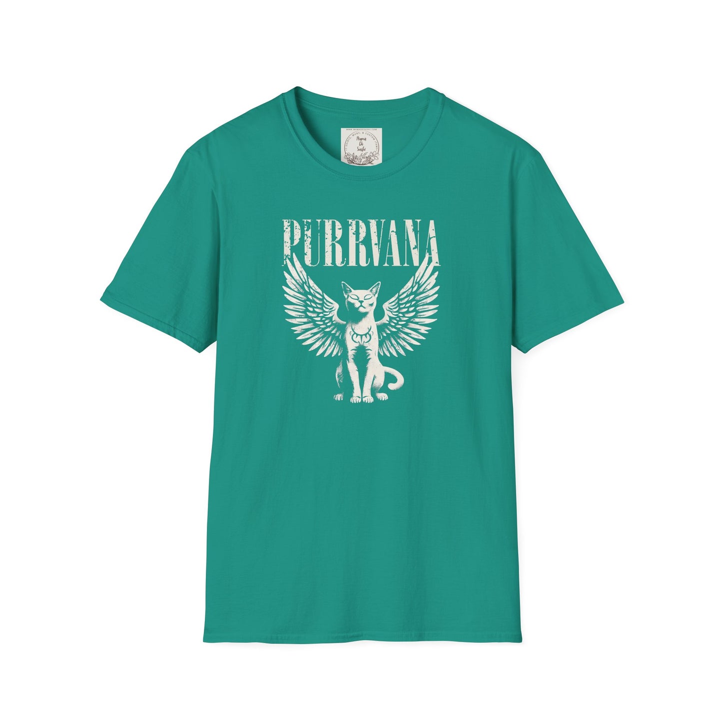 Purrvana - Cat - Kitty - MamaDeSushi - Unisex Softstyle T-Shirt