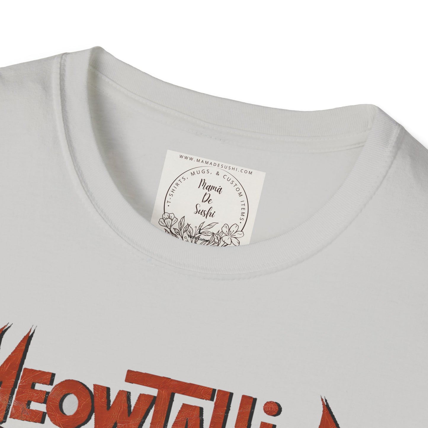 MeowTallicA Cat - Kitty - MamaDeSushi - Unisex Softstyle T-Shirt