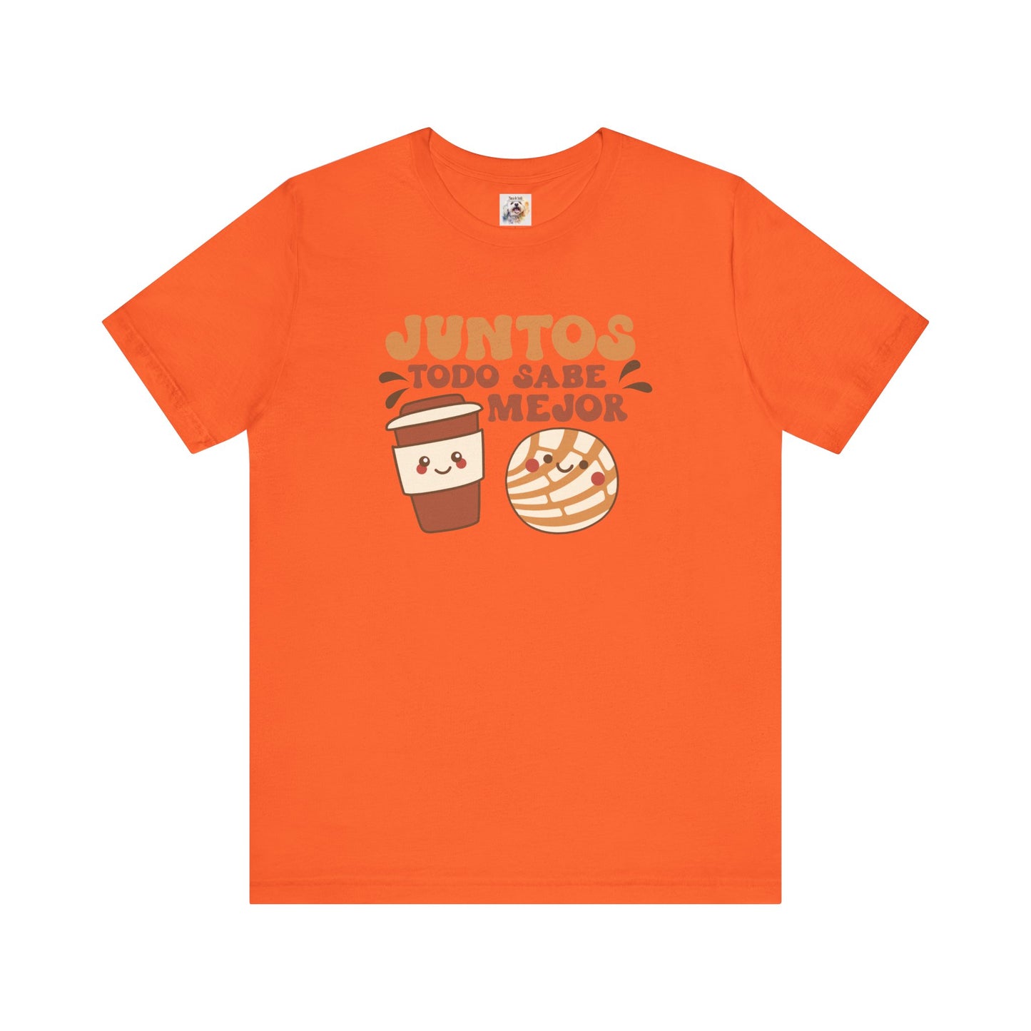 Juntos todo sabe mejor - Cafe y Conchas - MamaDeSushi - Unisex Jersey Short Sleeve Tee