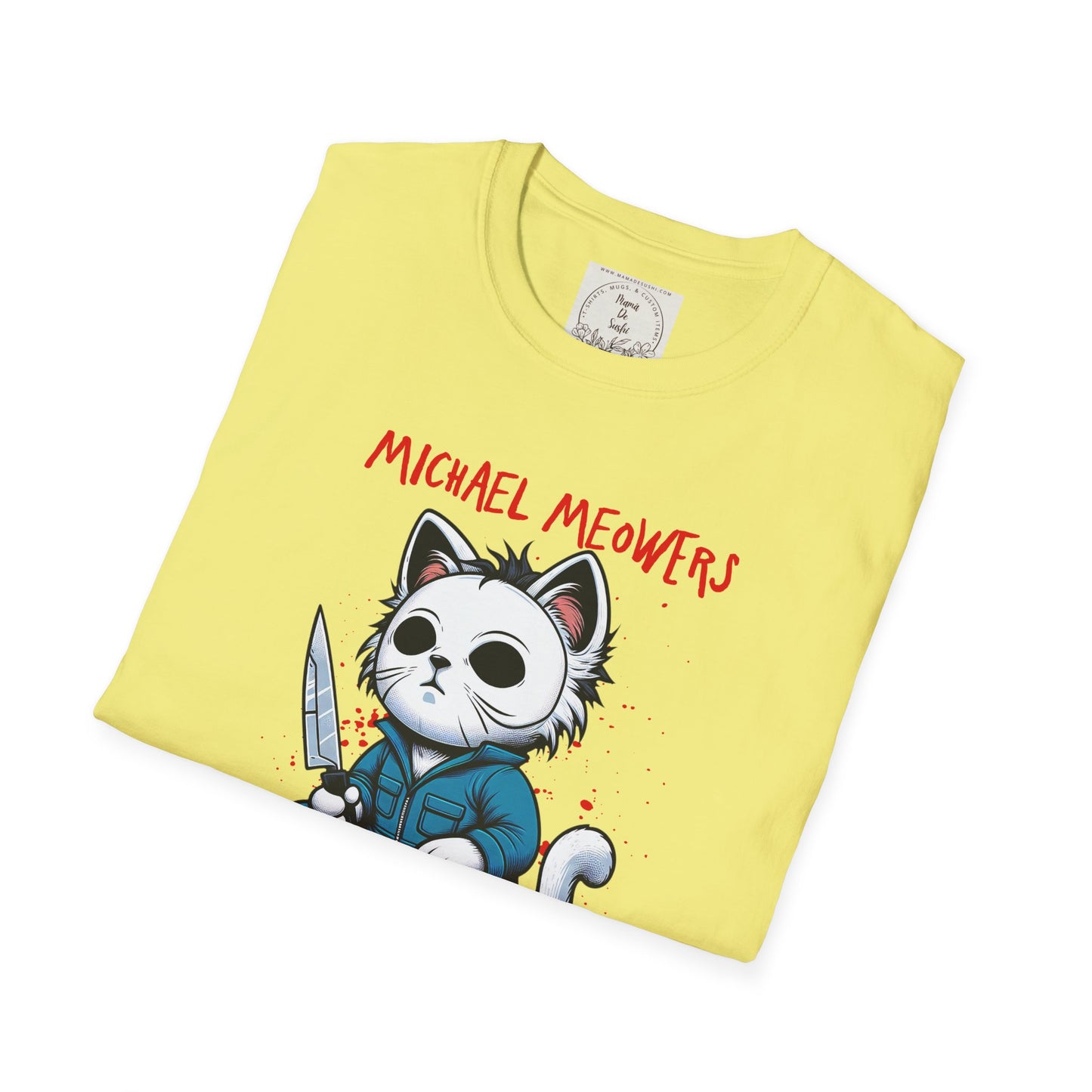 Michael Meowers - Cat - Kitty - MamaDeSushi - Unisex Softstyle T-Shirt