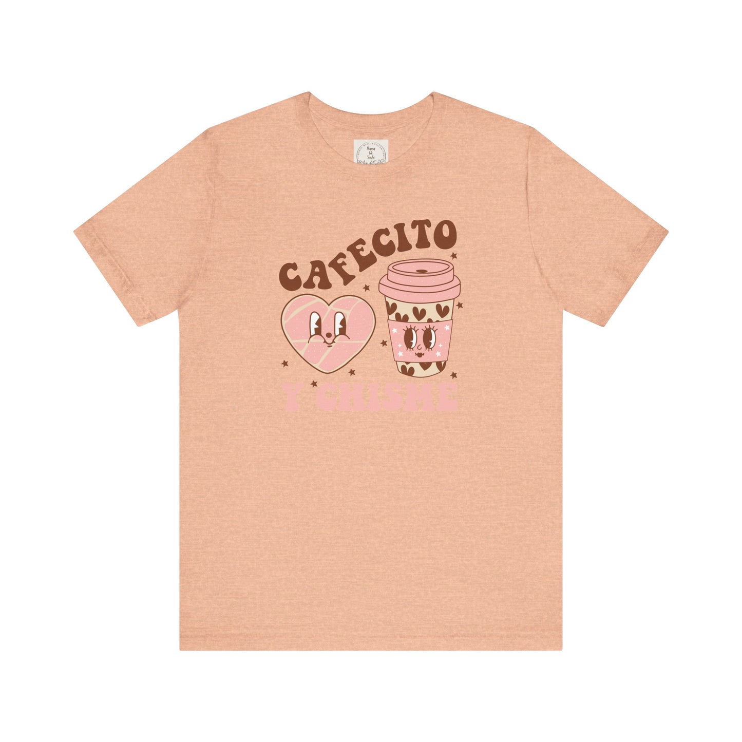 Cafecito y Chisme - Cafe Y Conchas - MamaDeSushi - Unisex Jersey Short Sleeve Tee