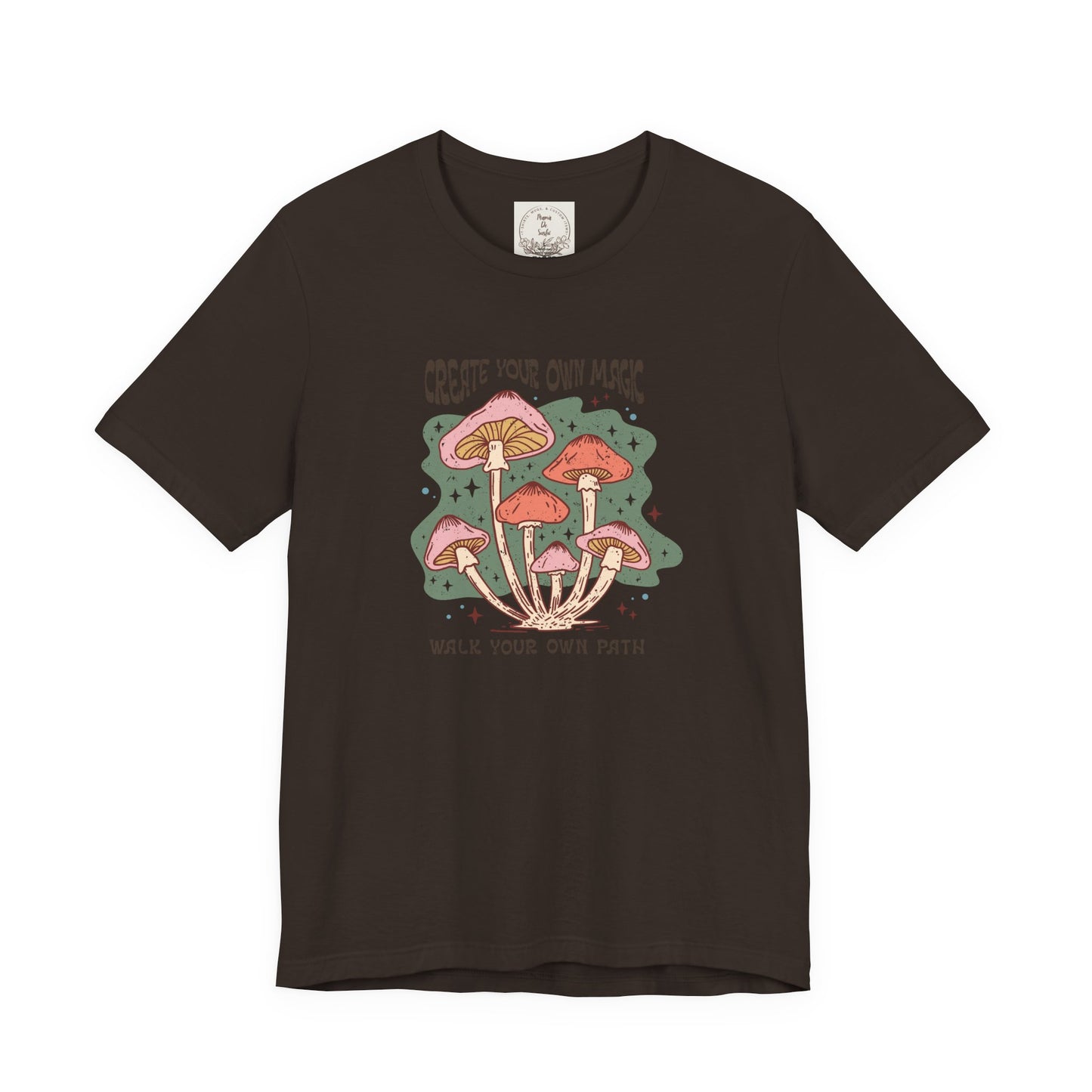 Create your own Magic walk your own path - Boho Retro - MamaDeSushi - Unisex Jersey Short Sleeve Tee