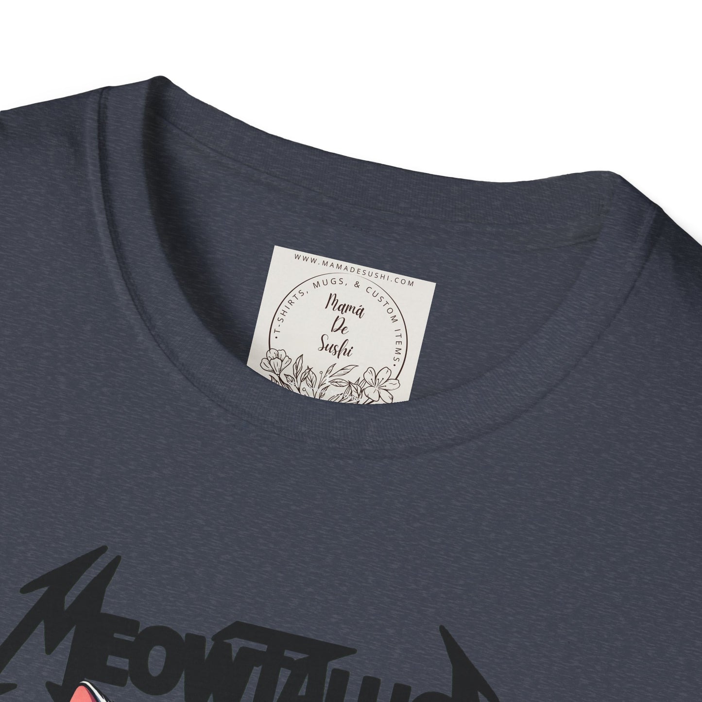 MeowTallica - Cat - Kitty - MamaDeSushi - Unisex Softstyle T-Shirt