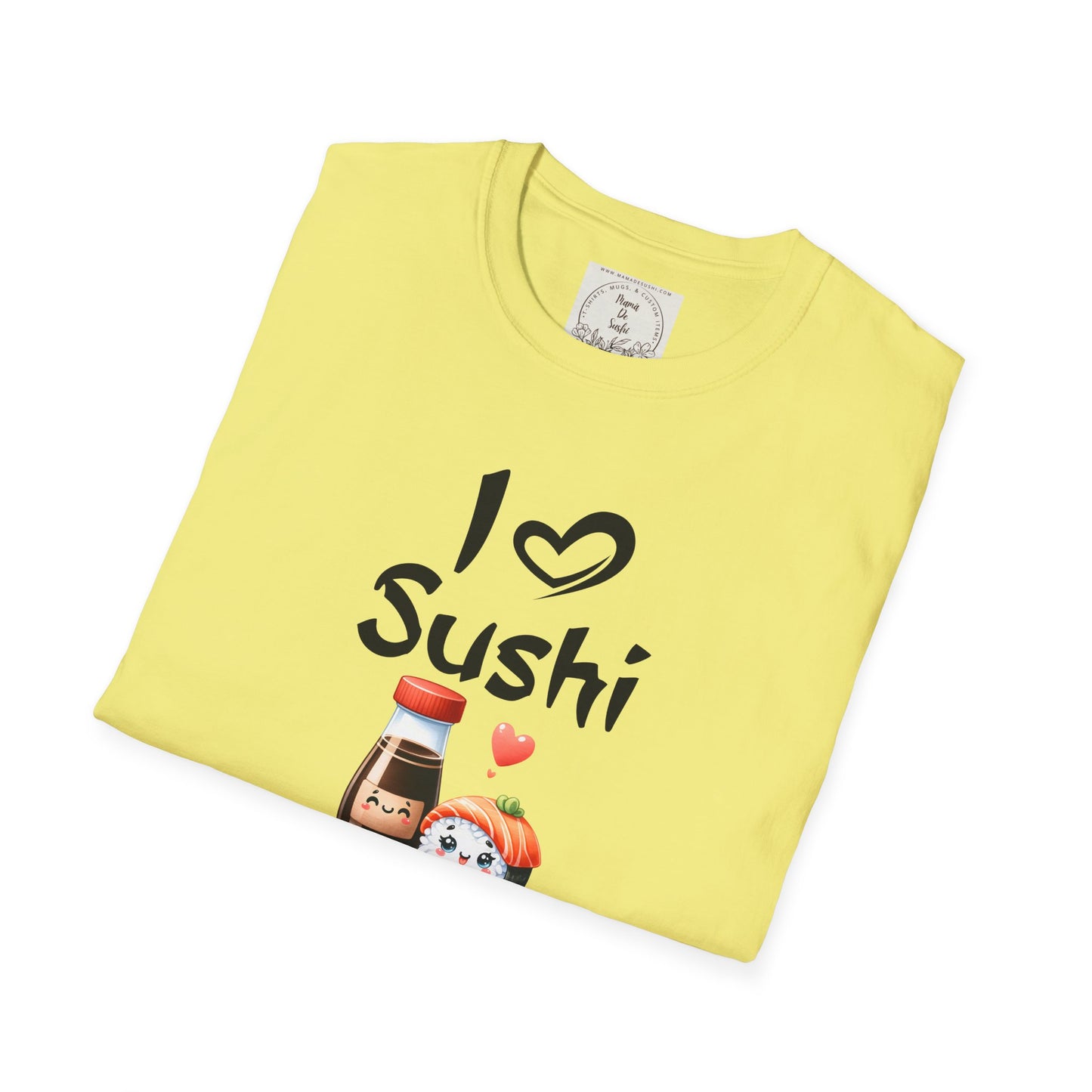 I heart Sushi - MamaDeSushi - Unisex Softstyle T-Shirt