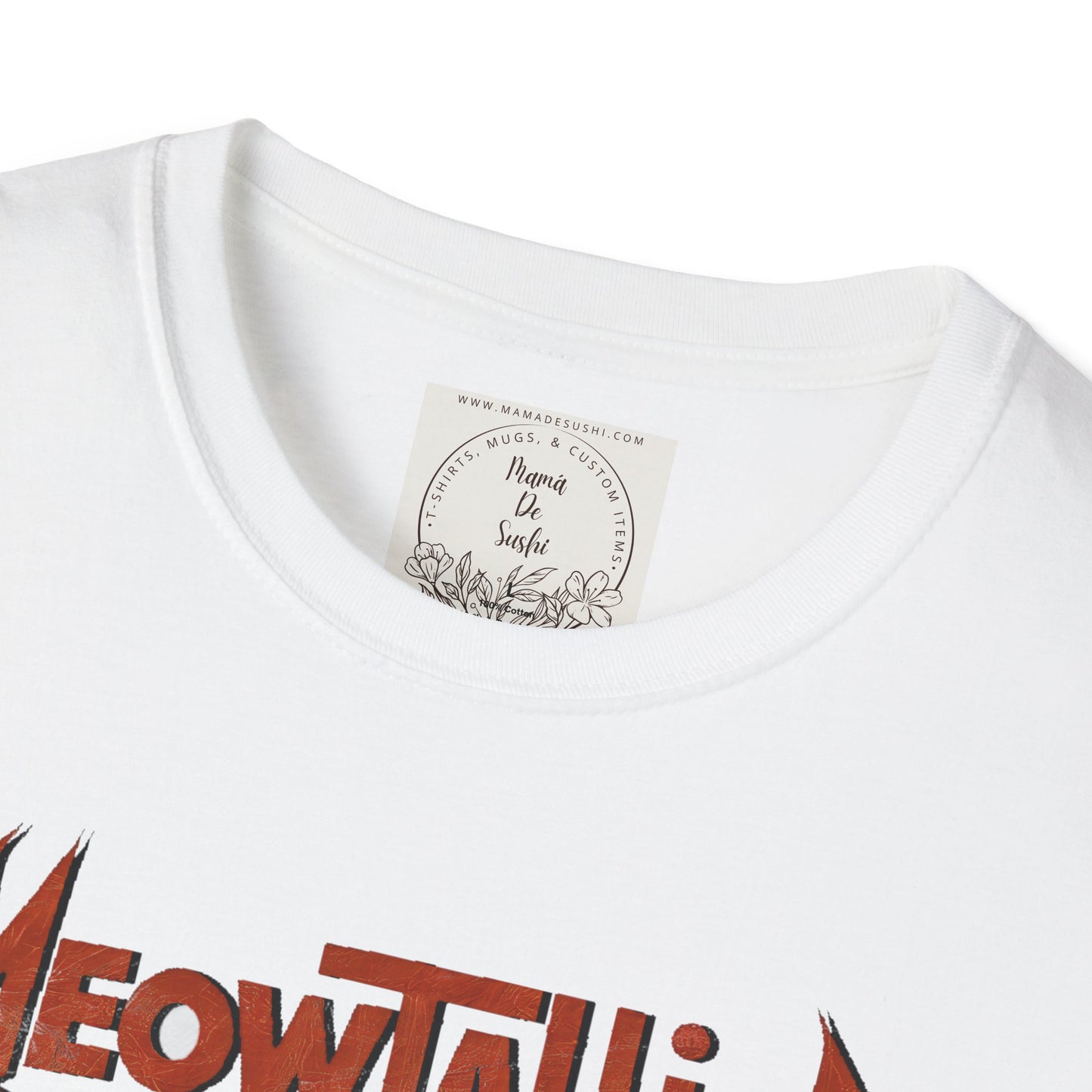 MeowTallicA Cat - Kitty - MamaDeSushi - Unisex Softstyle T-Shirt