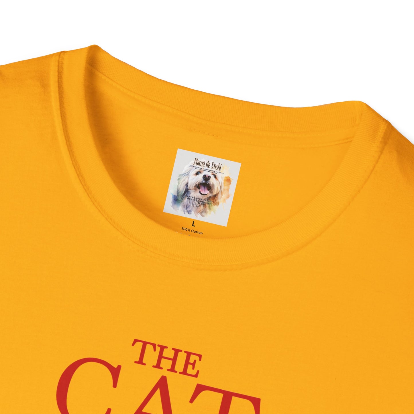 Cat Kitty Unisex Softstyle T-Shirt Nun Design