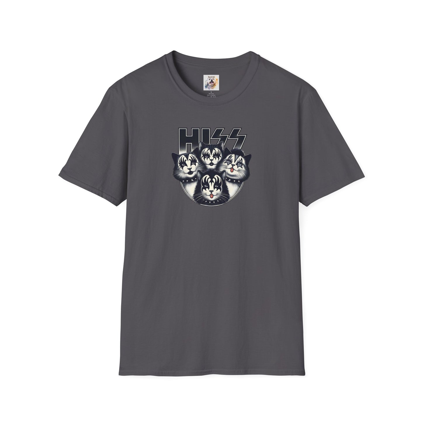 HIZZ - Cat - Kitty - MamaDeSushi - Unisex Softstyle T-Shirt