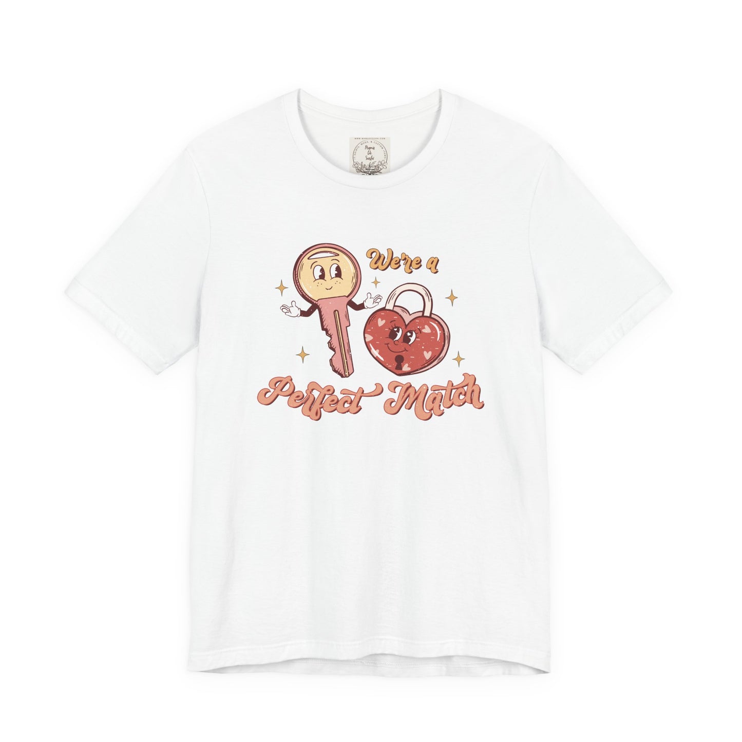 We're a perfect match Heart & Key - MamaDeSushi - Women's Favorite Tee