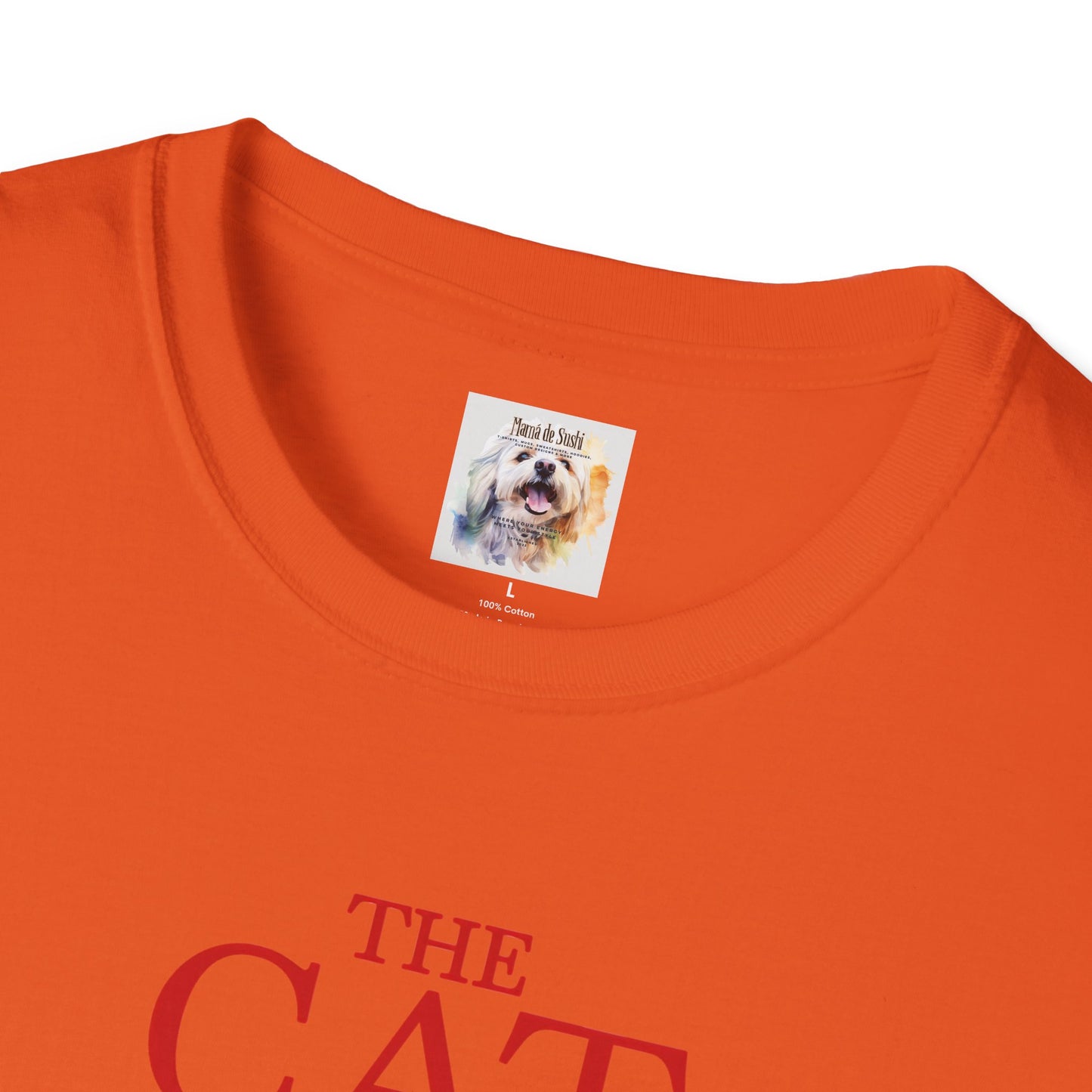 Cat Kitty Unisex Softstyle T-Shirt Nun Design