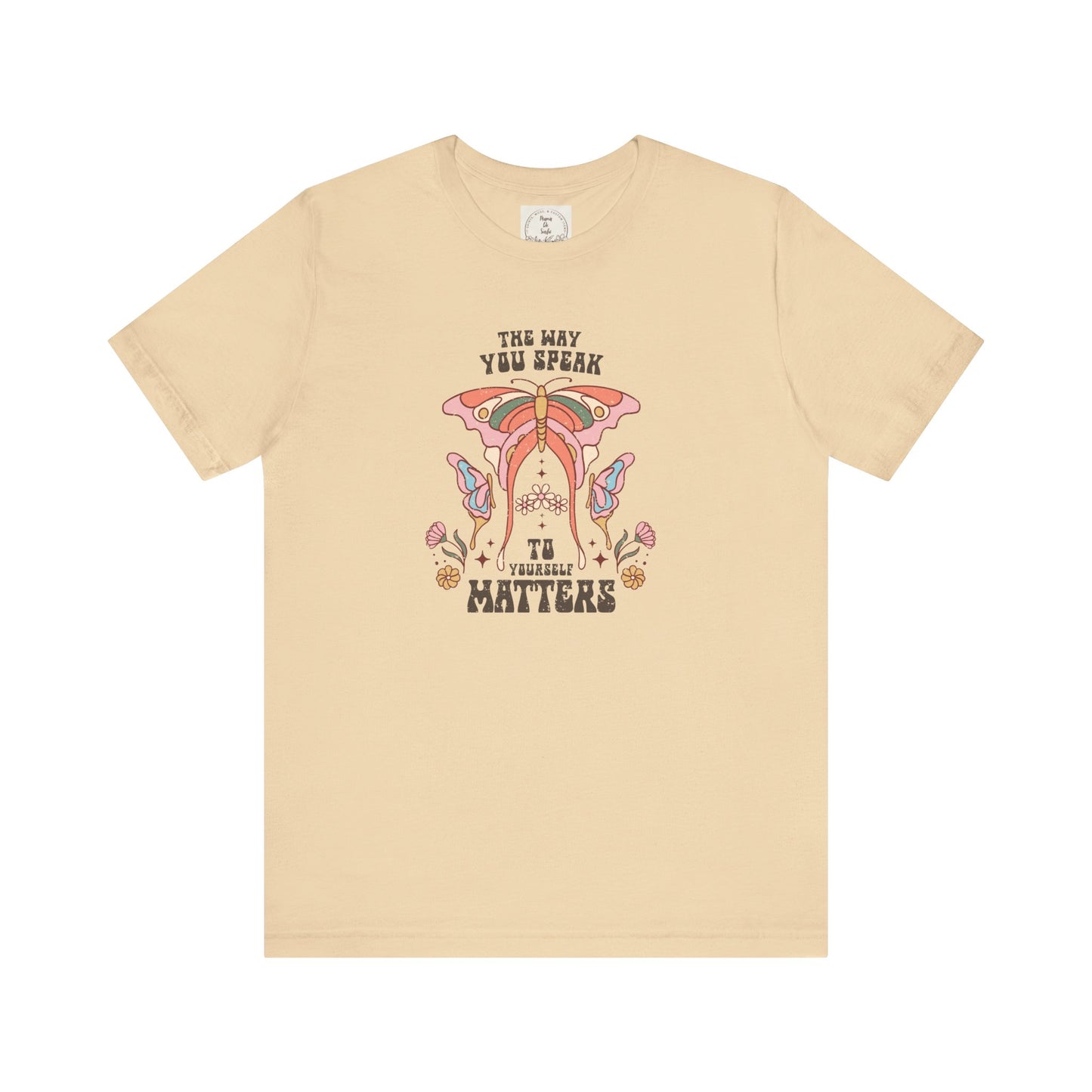 The way you speak to yourself matters - Boho Retro - MamaDeSushi - Unisex Jersey Short Sleeve Tee