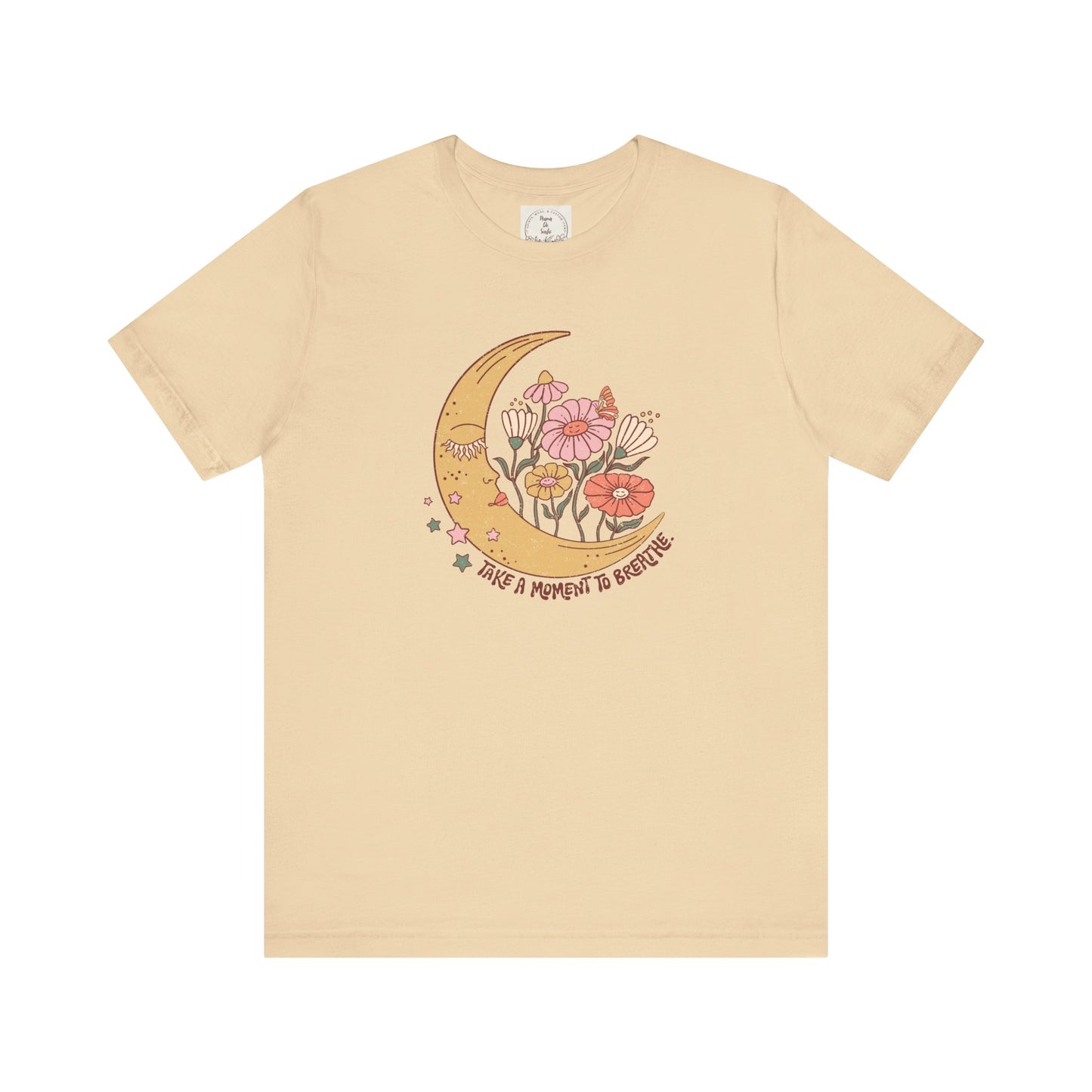 Take a moment to breathe - Boho Retro - MamaDeSushi - Unisex Jersey Short Sleeve Tee