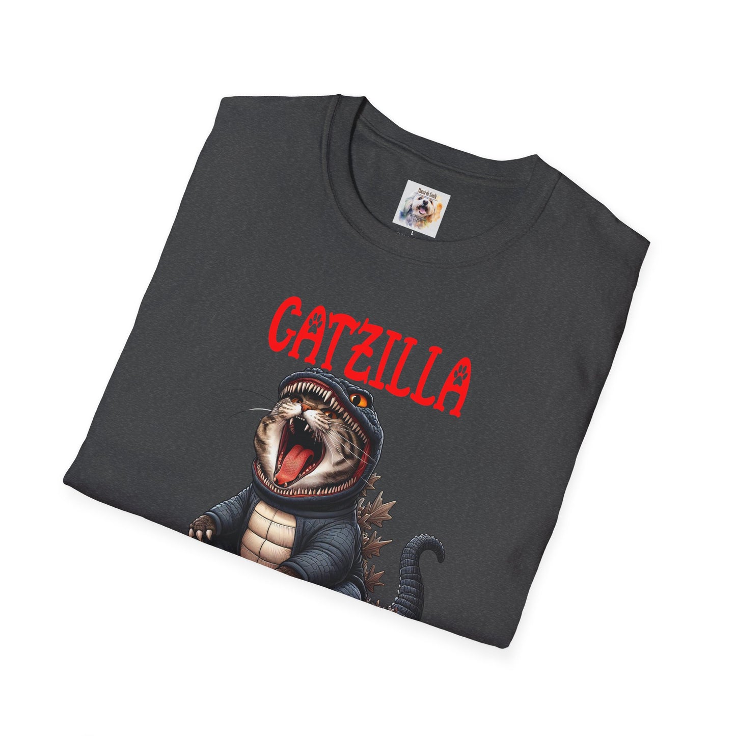 CatZilla - Cat - Kitty - MamaDeSushi - Unisex Softstyle T-Shirt