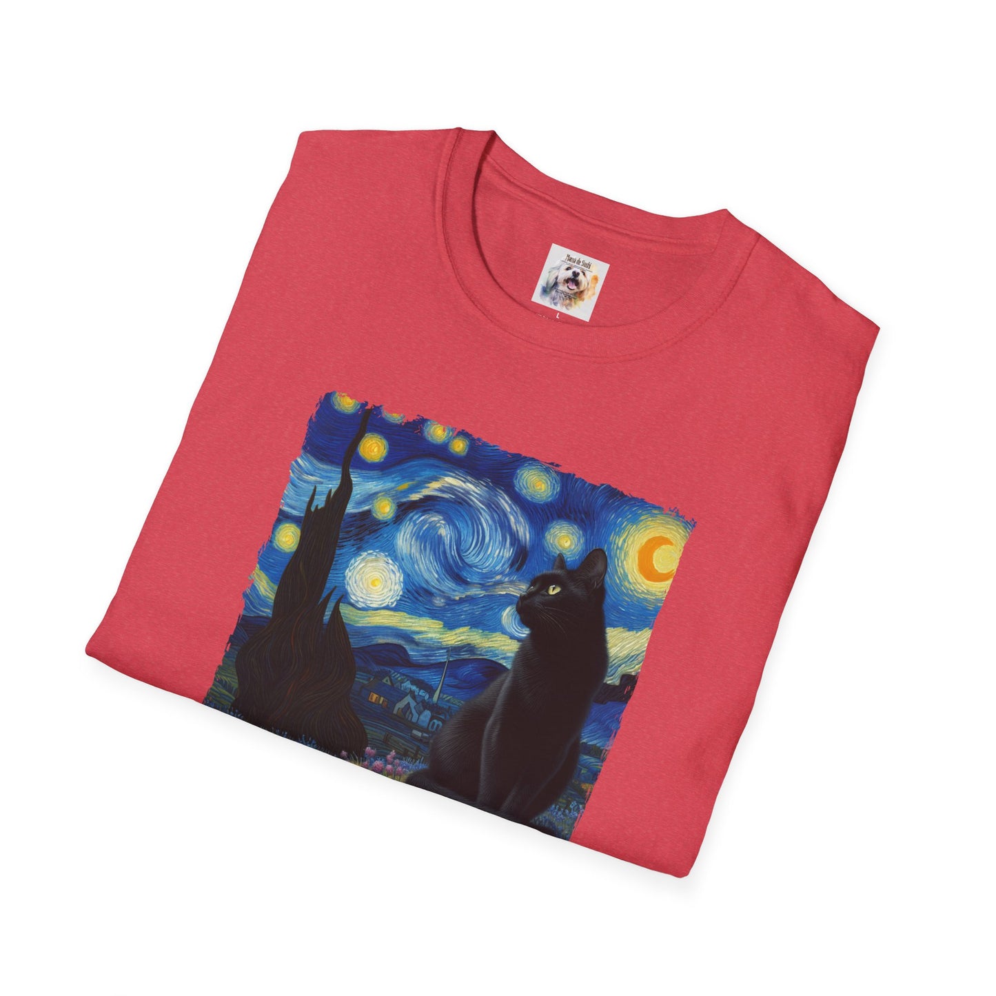 The BlackVang Cat - Kitty - MamaDeSushi - Unisex Softstyle T-Shirt